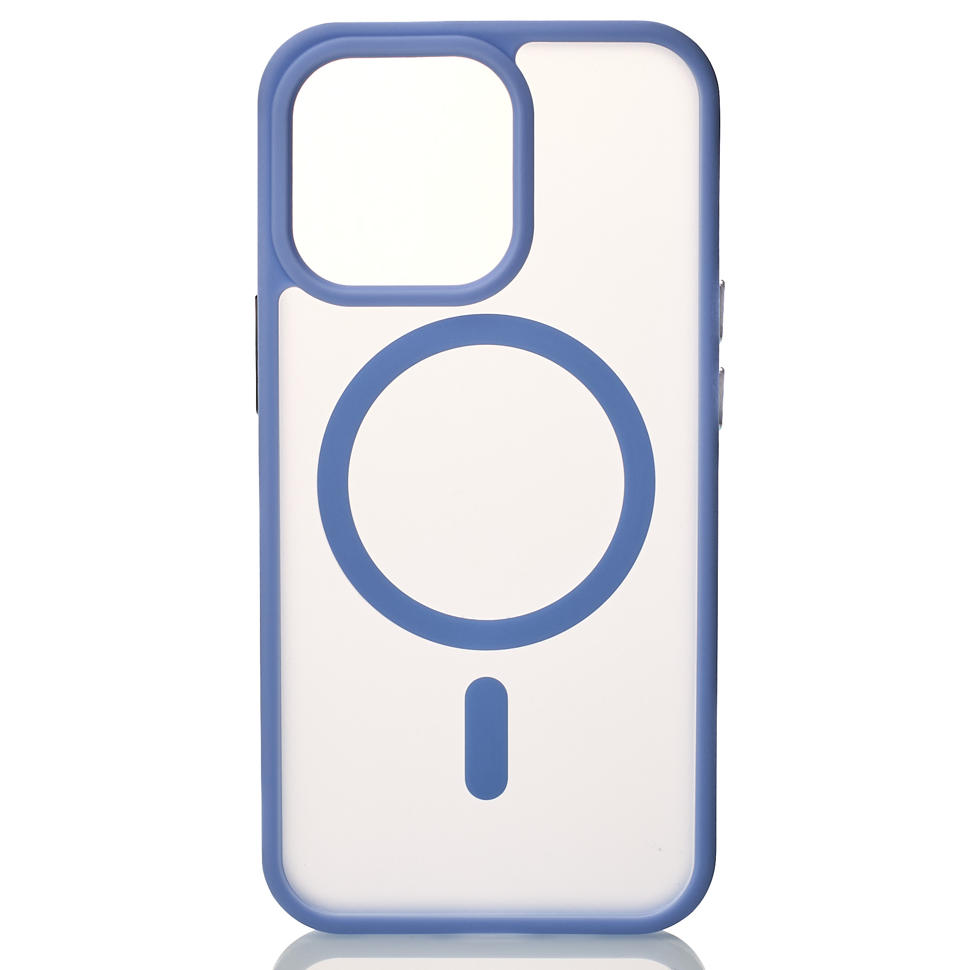 Силиконовый чехол MATTE с поддержкой MagSafe для iPhone 12 Pro Max lavander