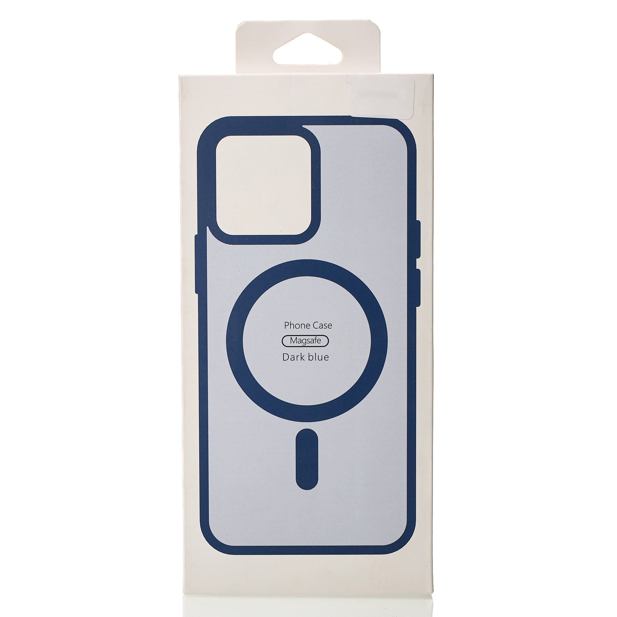 Силиконовый чехол MATTE с поддержкой MagSafe для iPhone 13 Pro Max dark blue