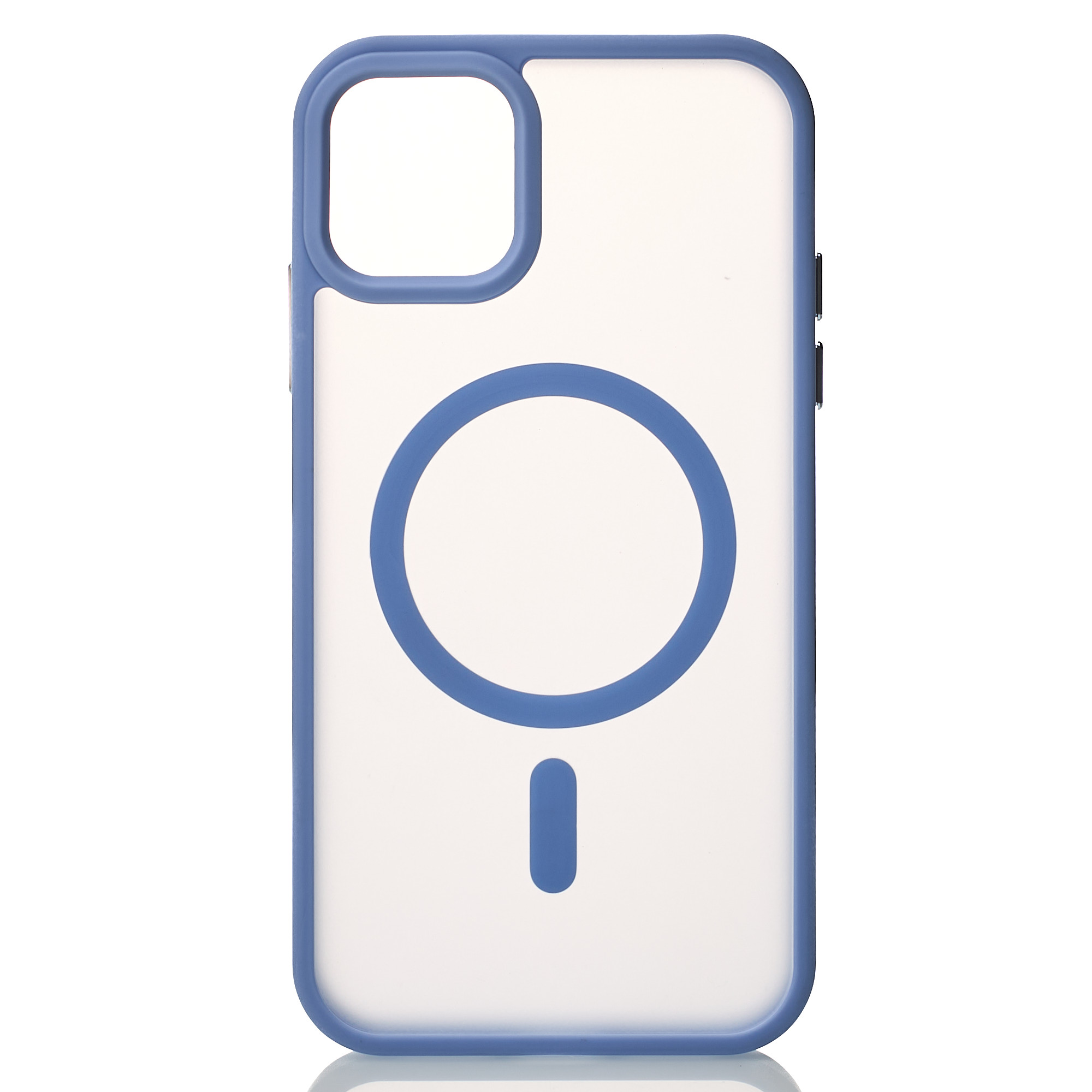 Силиконовый чехол MATTE с поддержкой MagSafe для iPhone 15 lavander