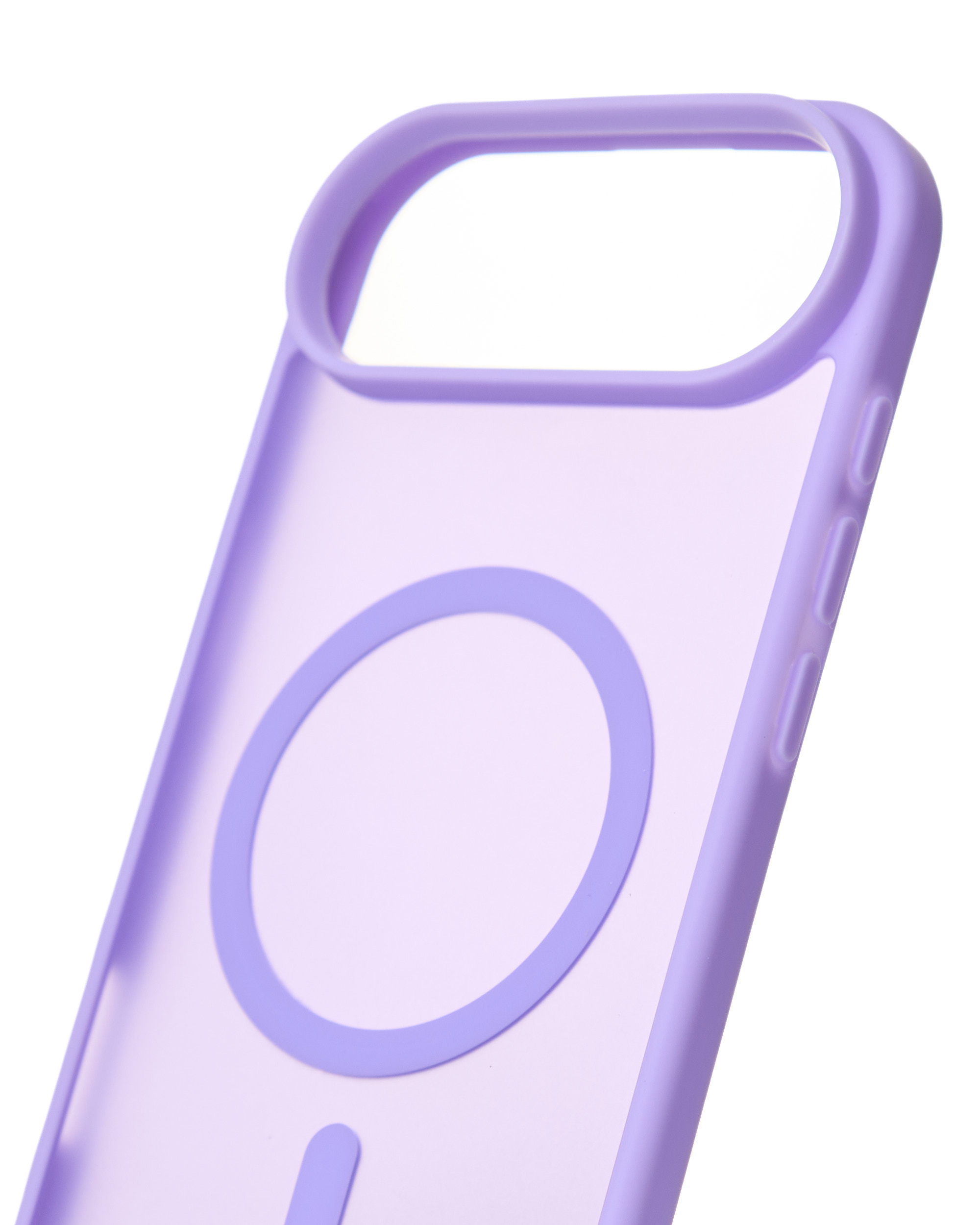 Силиконовый чехол MATTE с поддержкой MagSafe для iPhone 17 AIR lavander
