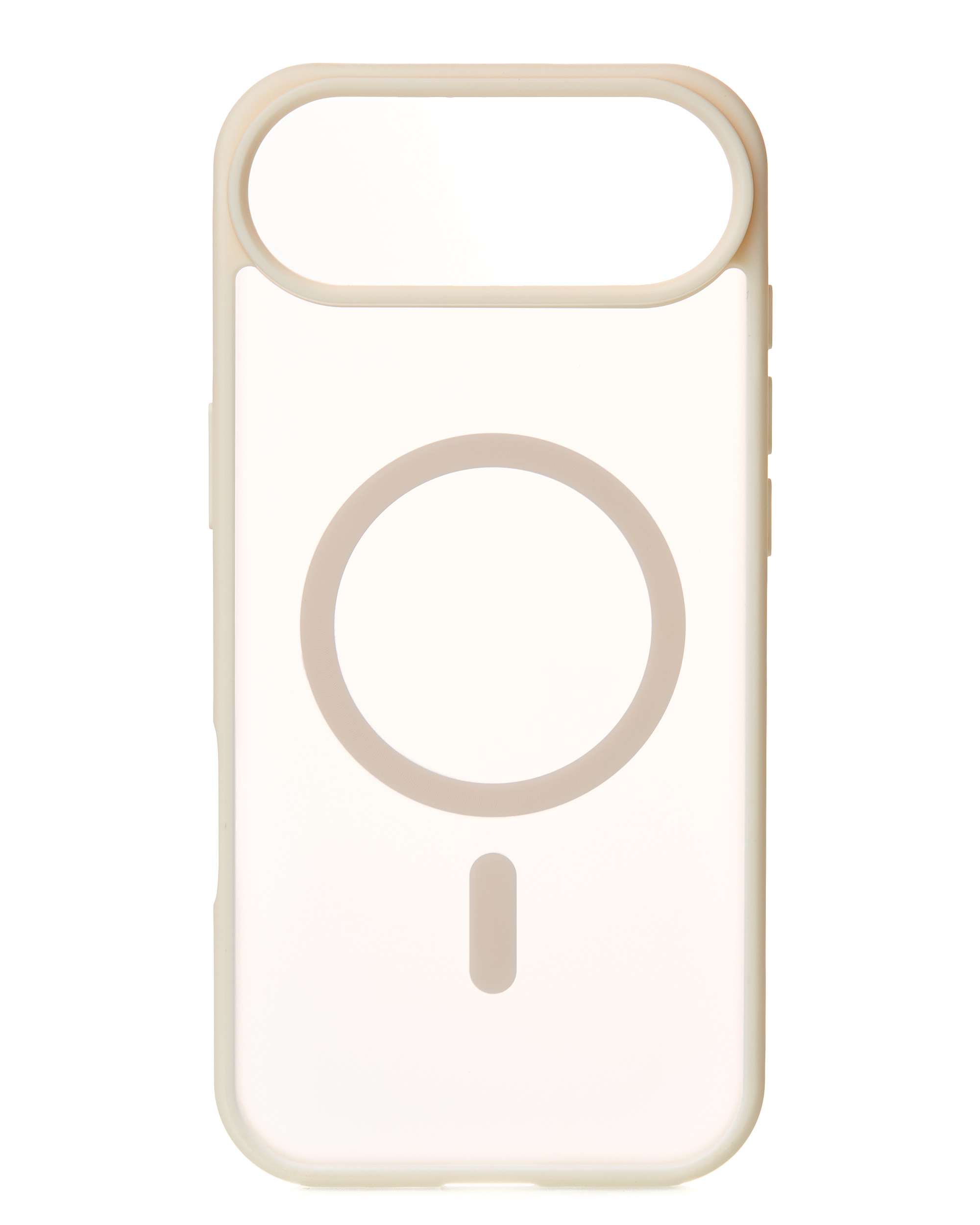 Силиконовый чехол MATTE с поддержкой MagSafe для iPhone 17 AIR antique white