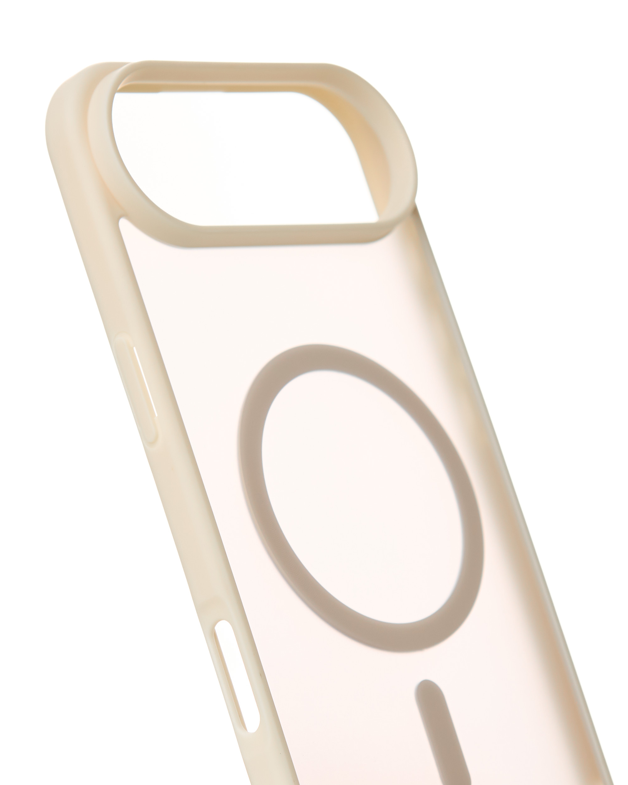 Силиконовый чехол MATTE с поддержкой MagSafe для iPhone 17 AIR antique white