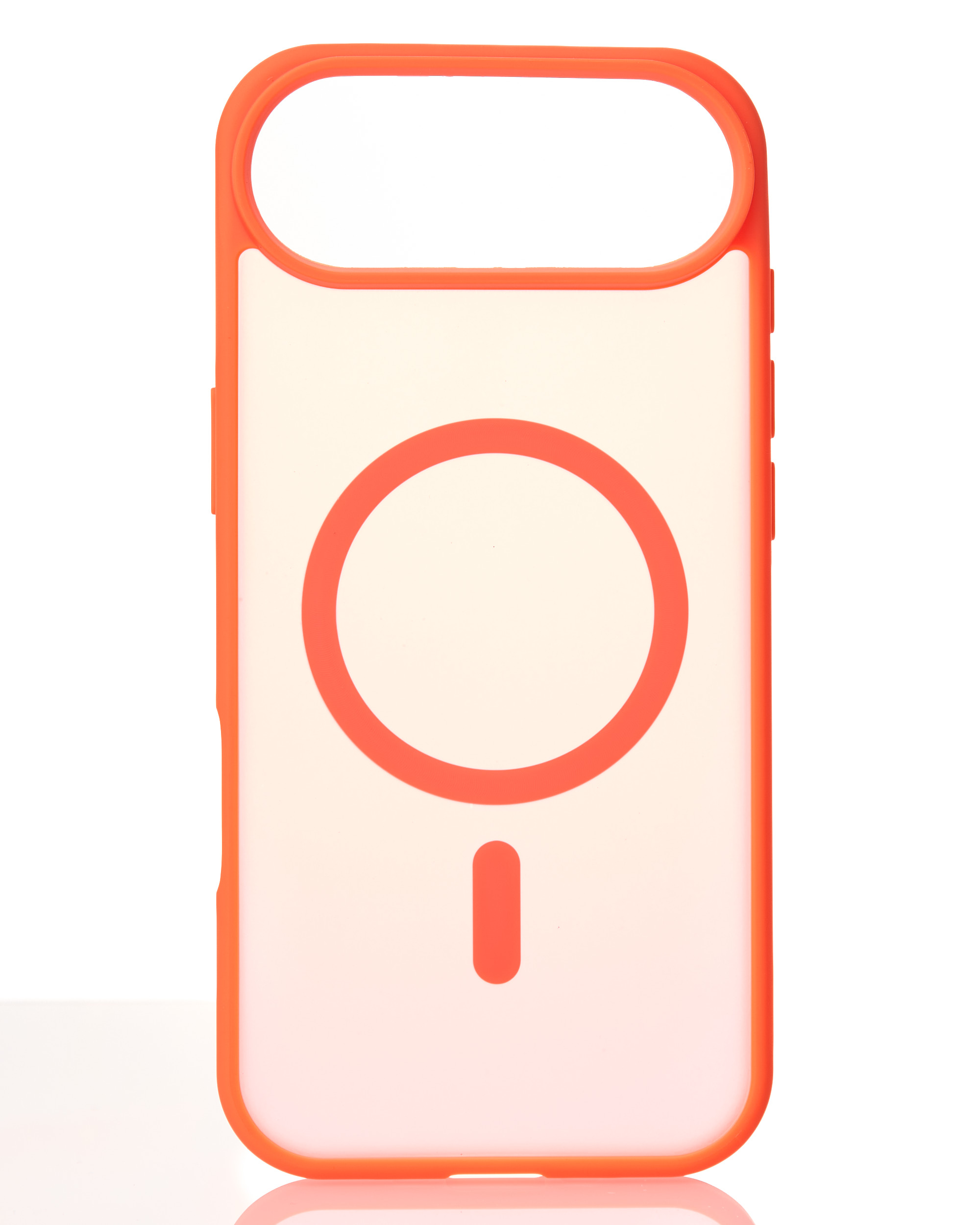 Силиконовый чехол MATTE с поддержкой MagSafe для iPhone 17 AIR orange