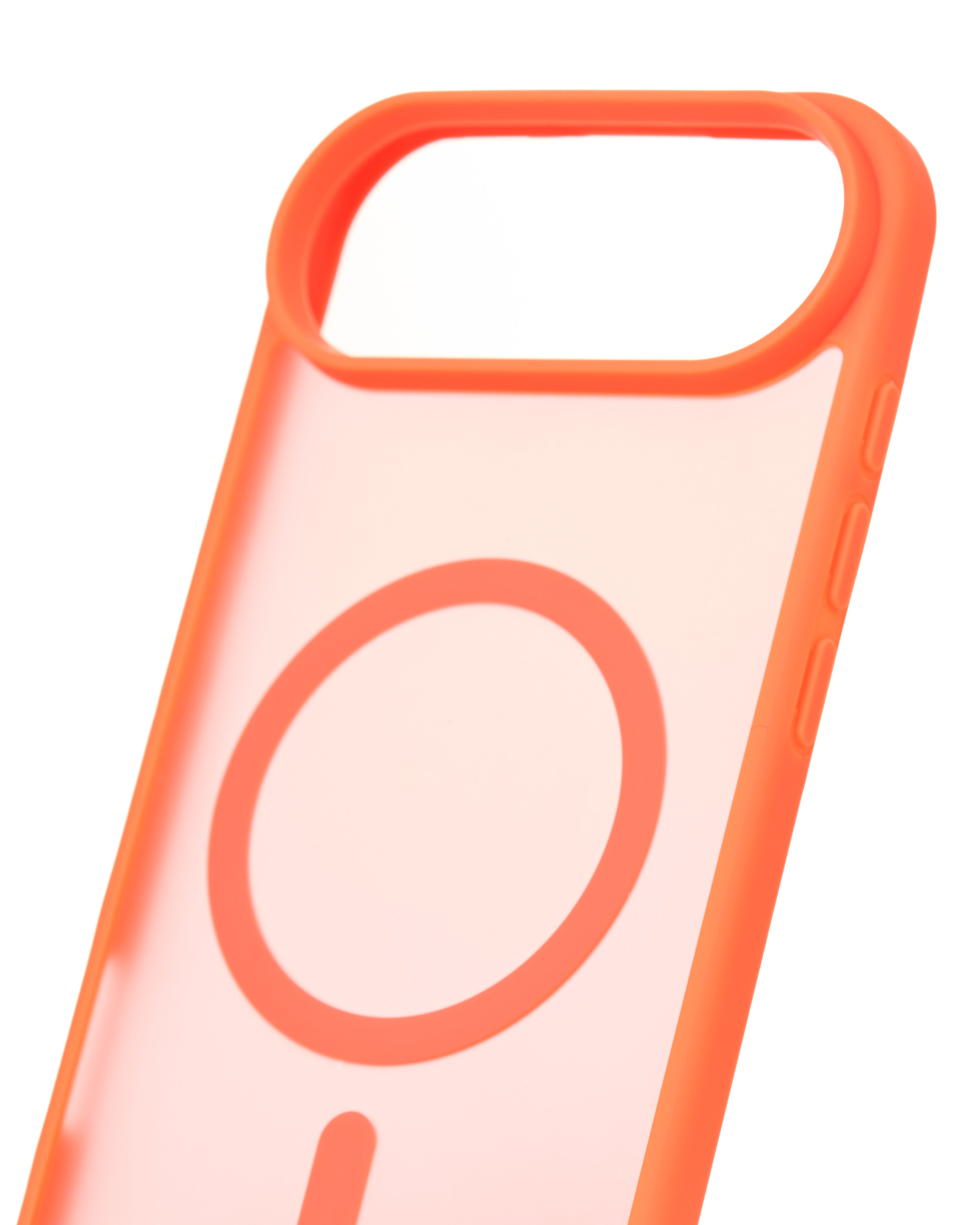 Силиконовый чехол MATTE с поддержкой MagSafe для iPhone 17 AIR orange