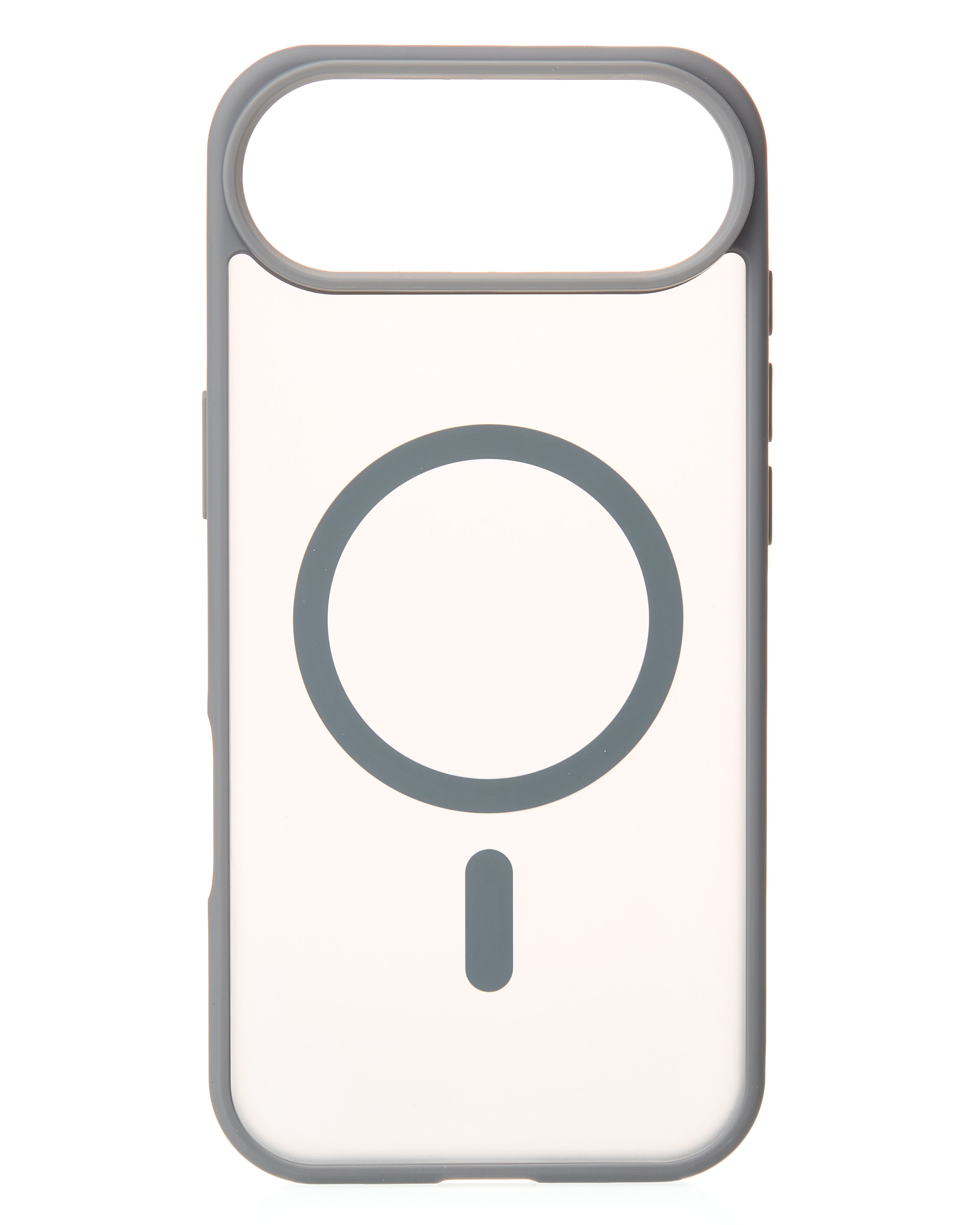 Силиконовый чехол MATTE с поддержкой MagSafe для iPhone 17 AIR titanium black