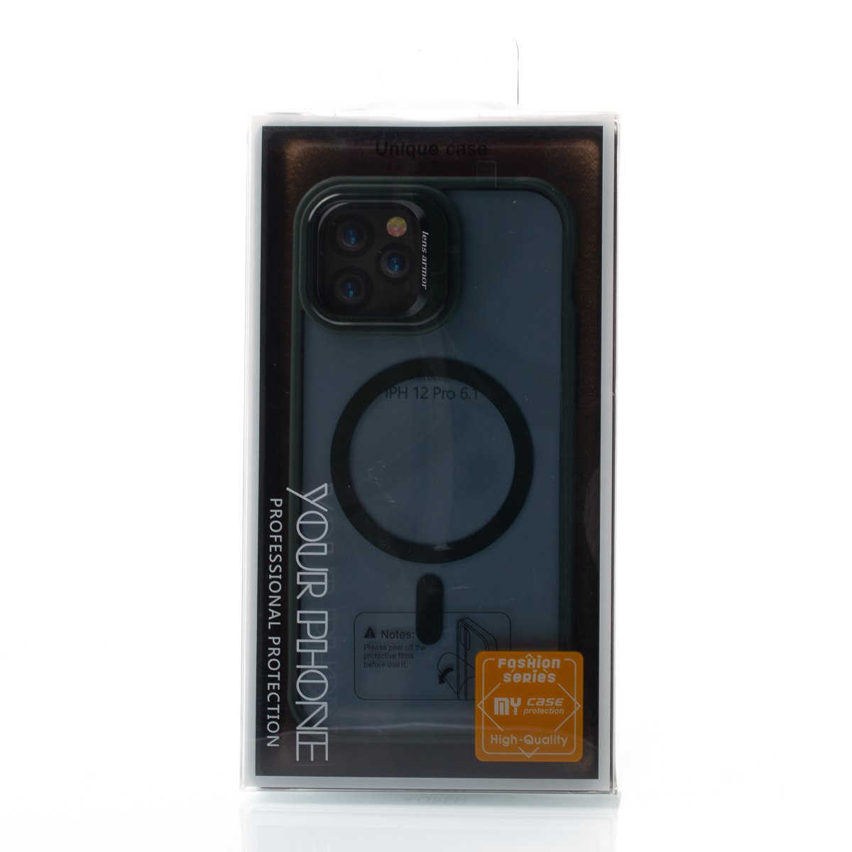 Силиконовый чехол SHADOW с поддержкой MagSafe для iPhone 12 Pro синий