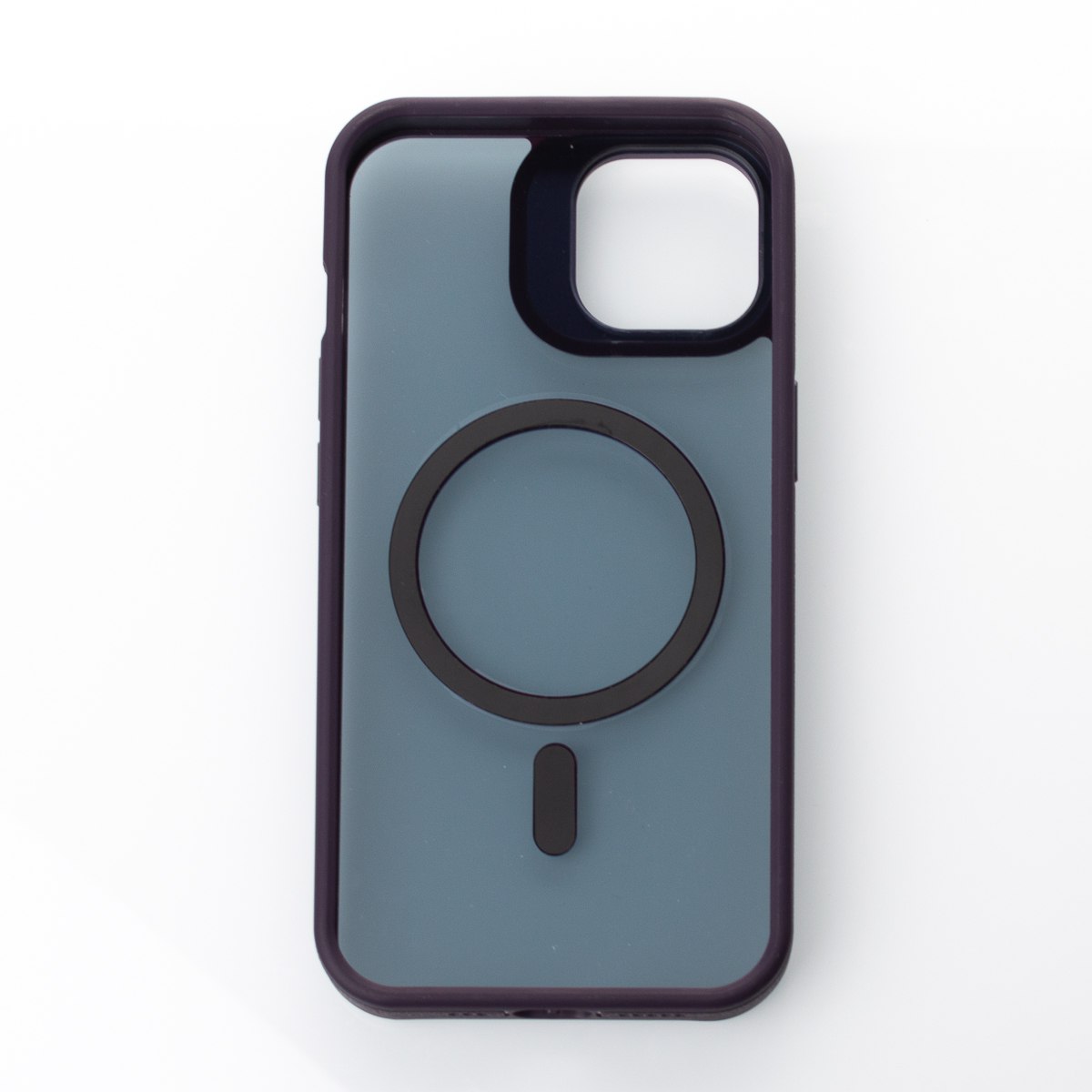 Силиконовый чехол SHADOW с поддержкой MagSafe для iPhone 12 Pro темно-фиолетовый