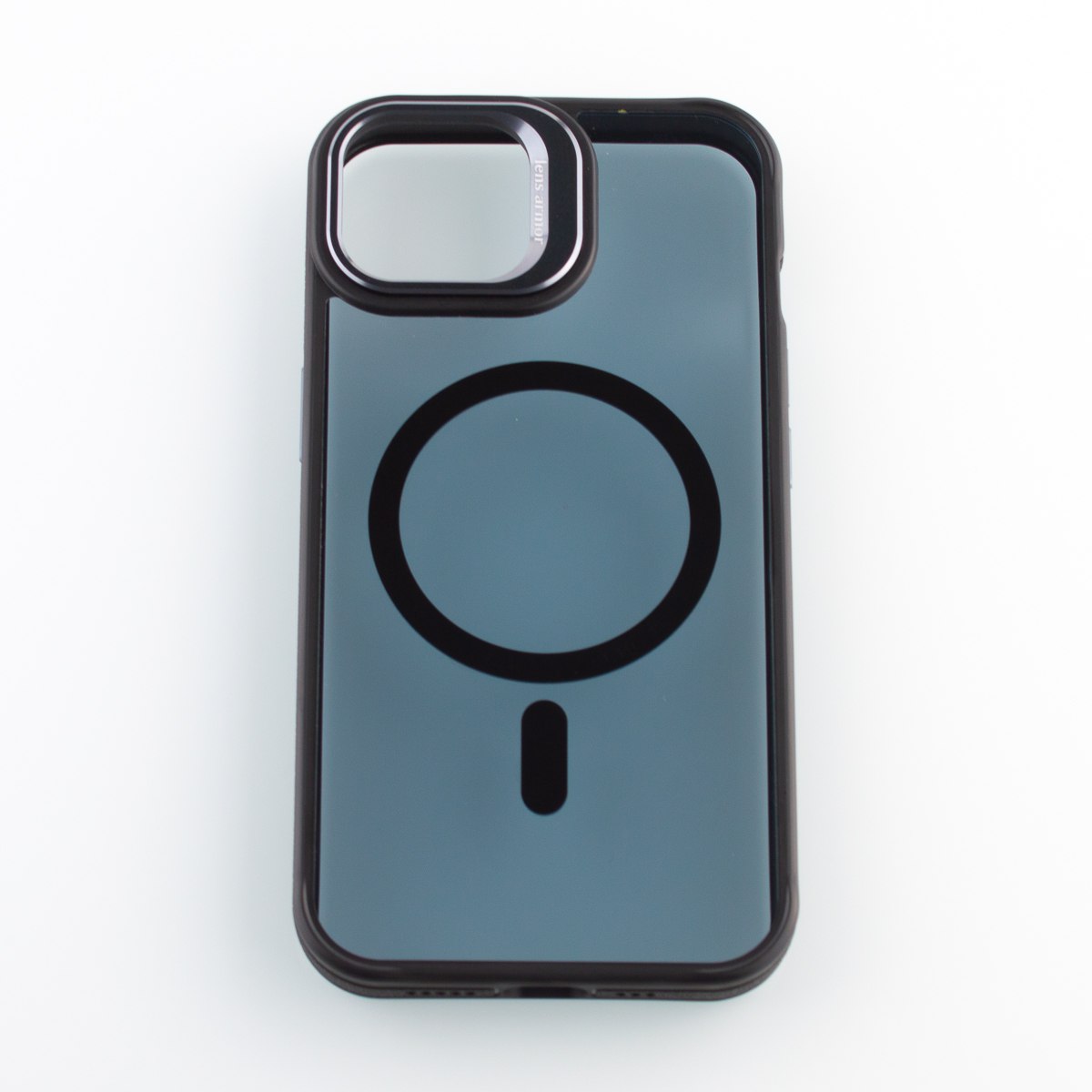 Силиконовый чехол SHADOW с поддержкой MagSafe для iPhone 12 Pro черный