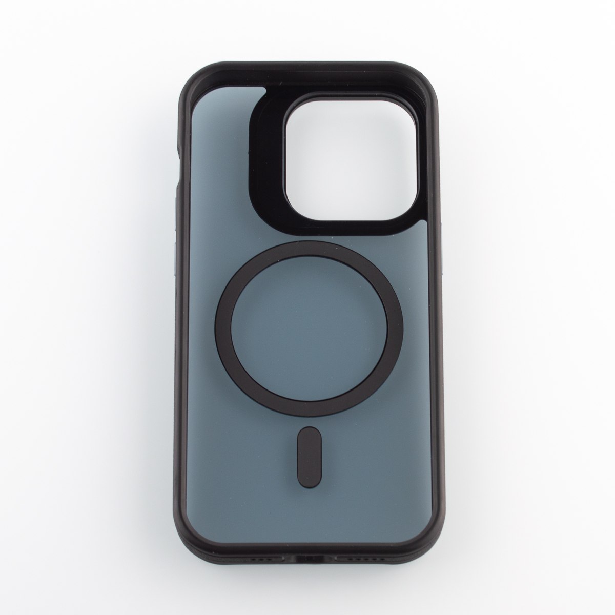 Силиконовый чехол SHADOW с поддержкой MagSafe для iPhone 12 Pro Max черный