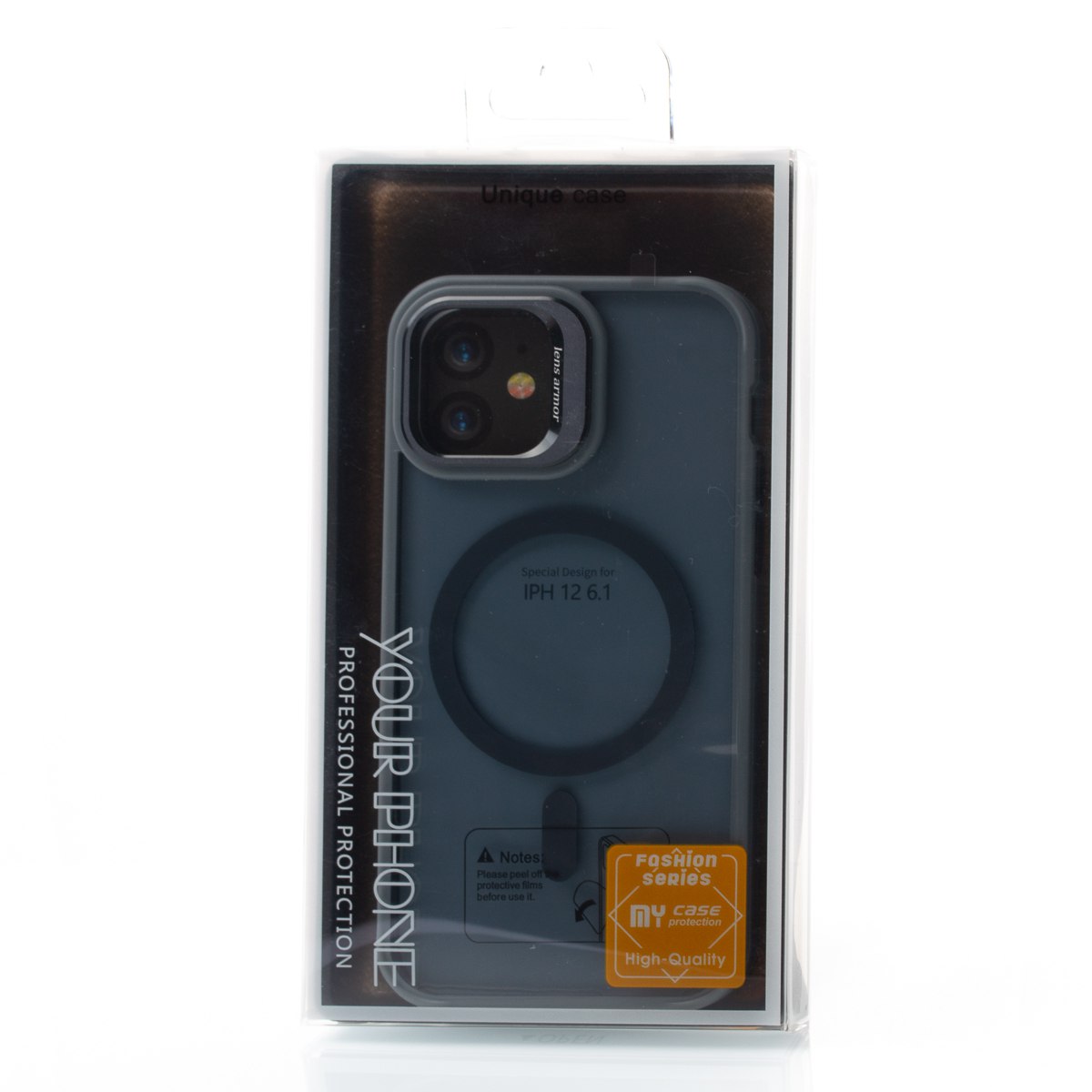 Силиконовый чехол SHADOW с поддержкой MagSafe для iPhone 12 зеленый