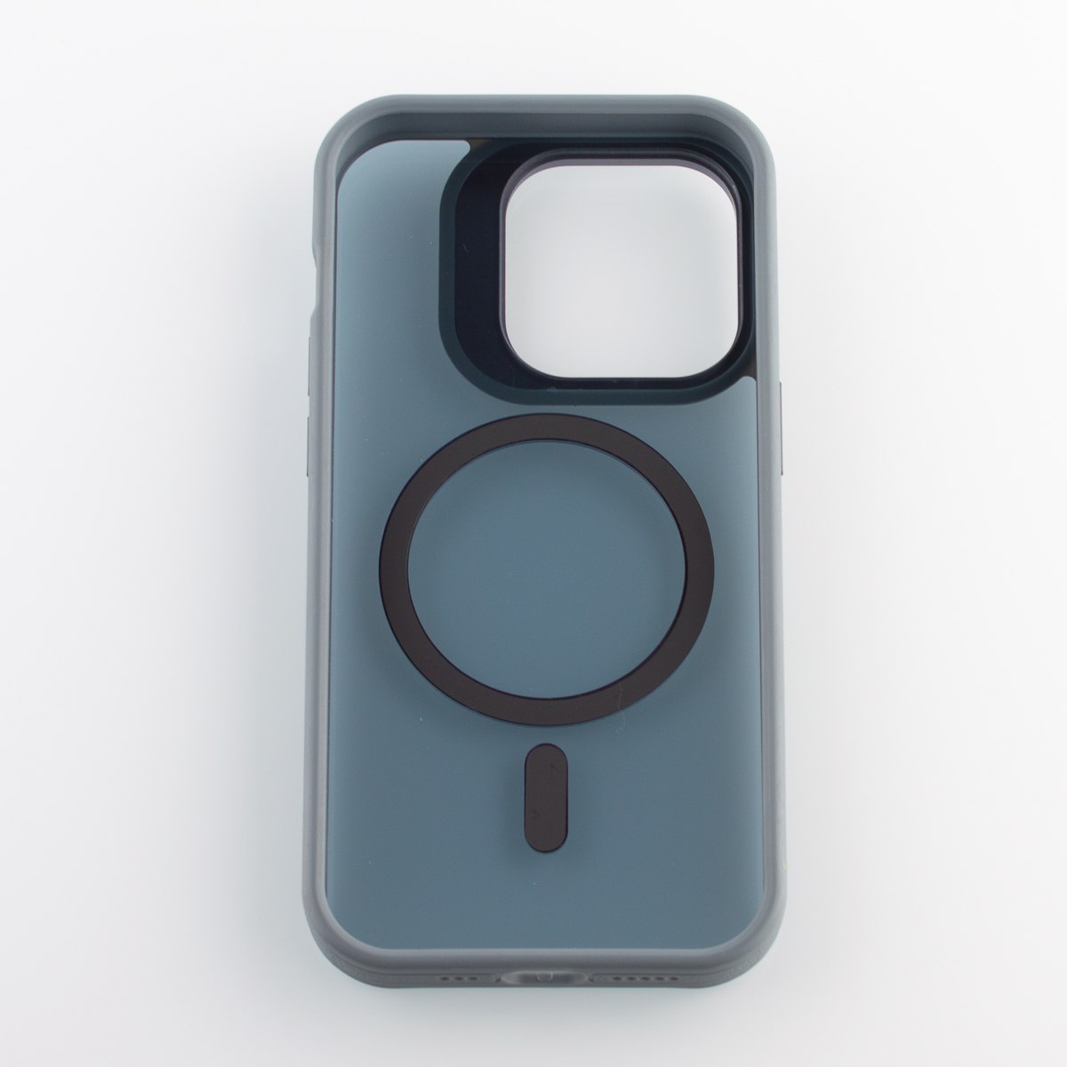 Силиконовый чехол SHADOW с поддержкой MagSafe для iPhone 14 Pro Max серый