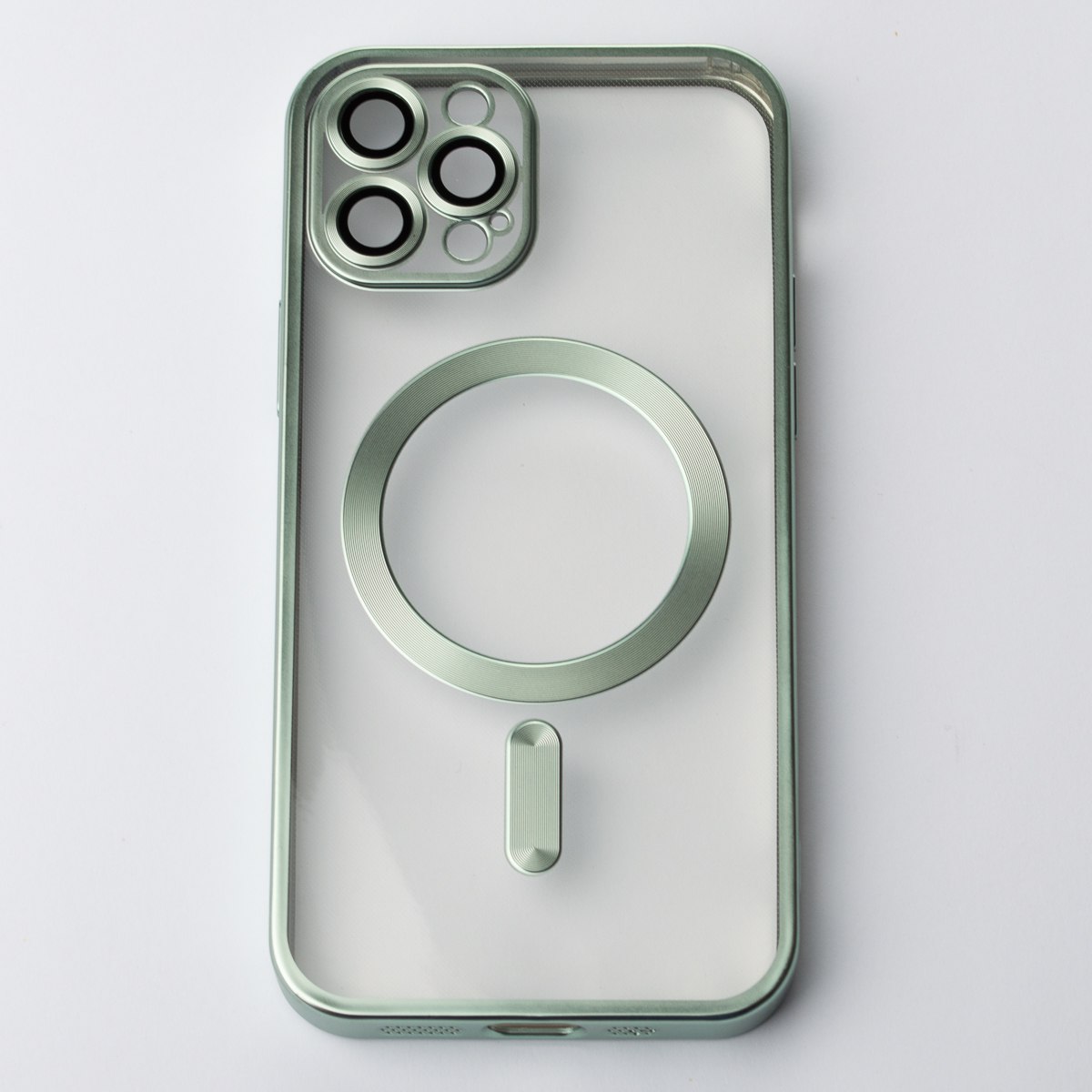 Силиконовый чехол MagSafe SHINING MATTE для iPhone 12 Pro mint