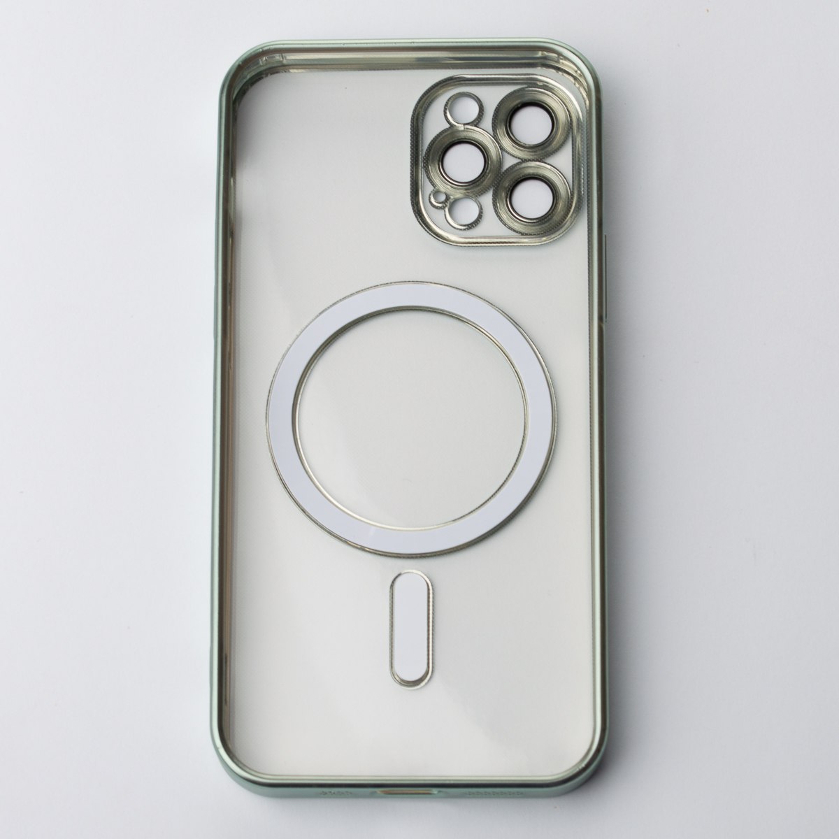 Силиконовый чехол MagSafe SHINING MATTE для iPhone 12 Pro mint