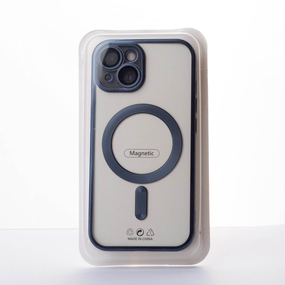 Силиконовый чехол MagSafe SHINING MATTE для iPhone 14 gold