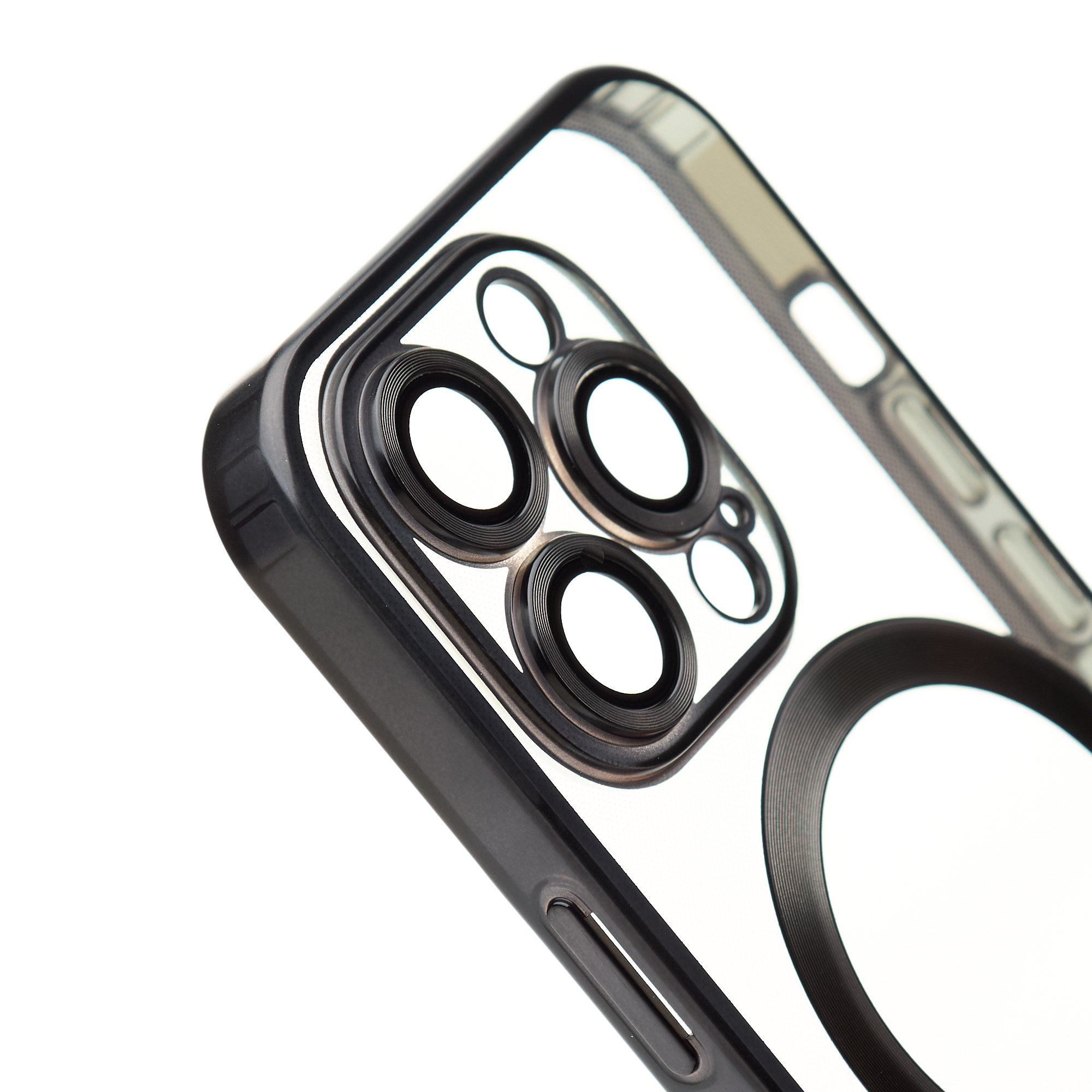 Силиконовый чехол MagSafe SHINING MATTE для iPhone 12 Pro Max black