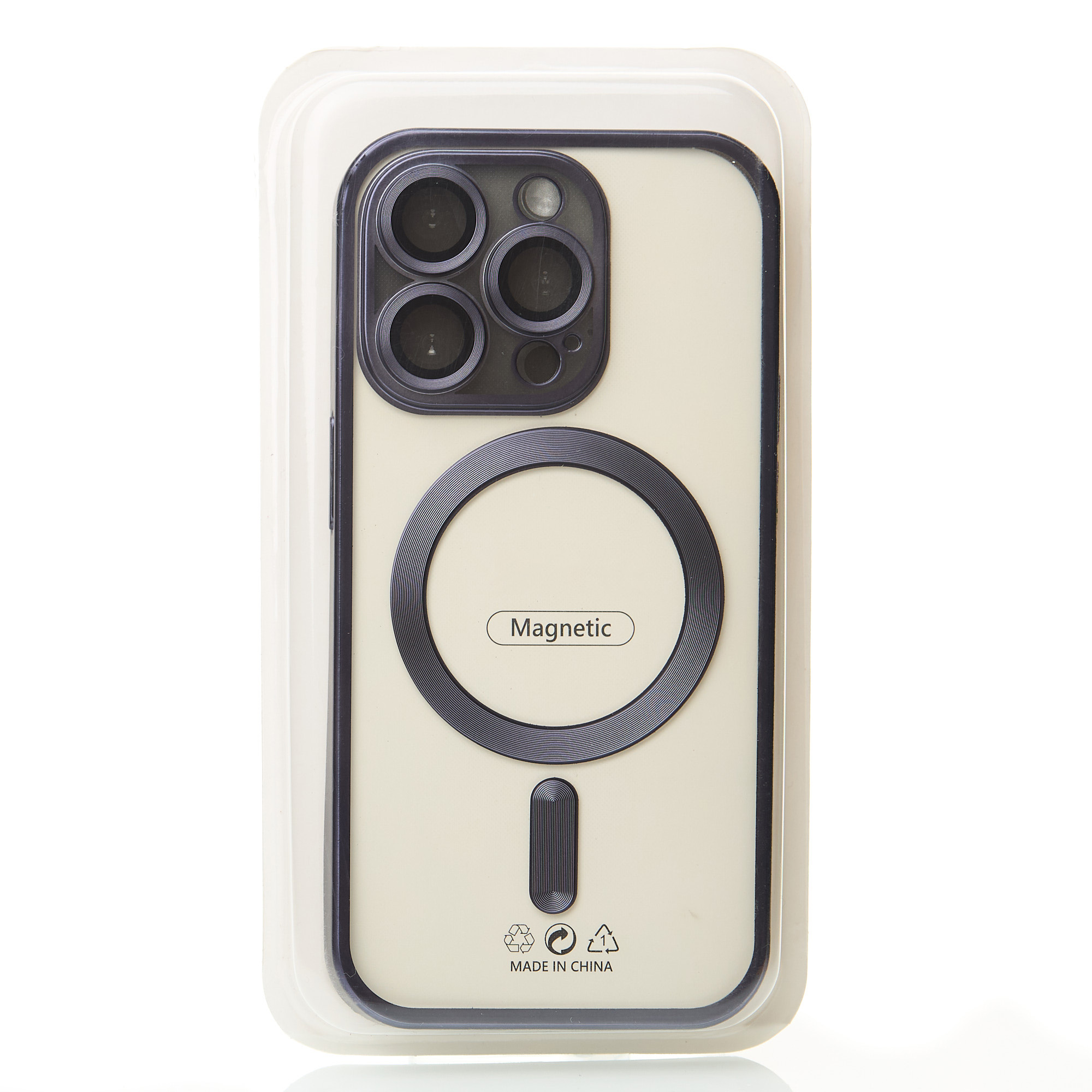 Силиконовый чехол MagSafe SHINING MATTE для iPhone 12 Pro Max deep purple