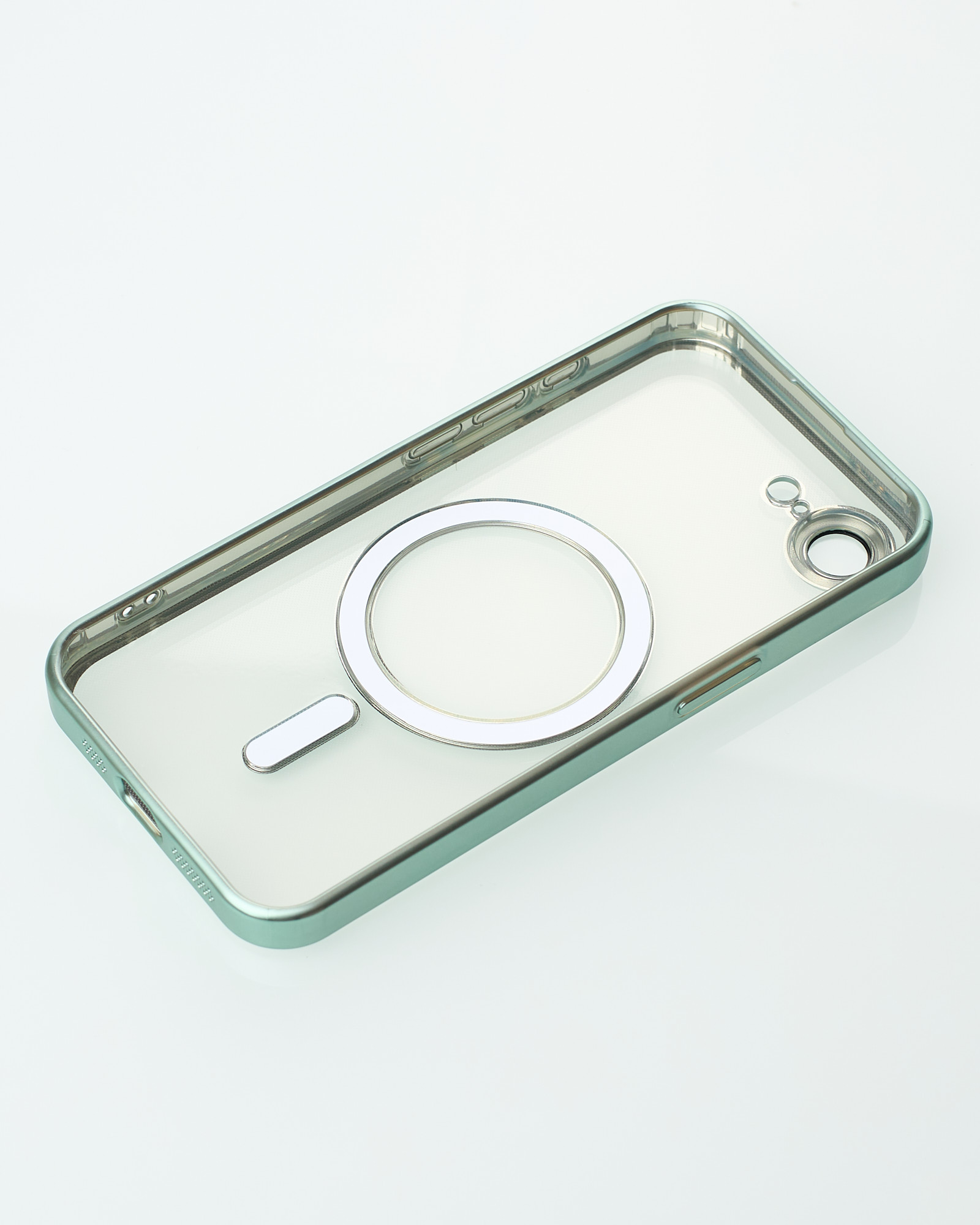 Силиконовый чехол MagSafe SHINING MATTE для iPhone 16E mint