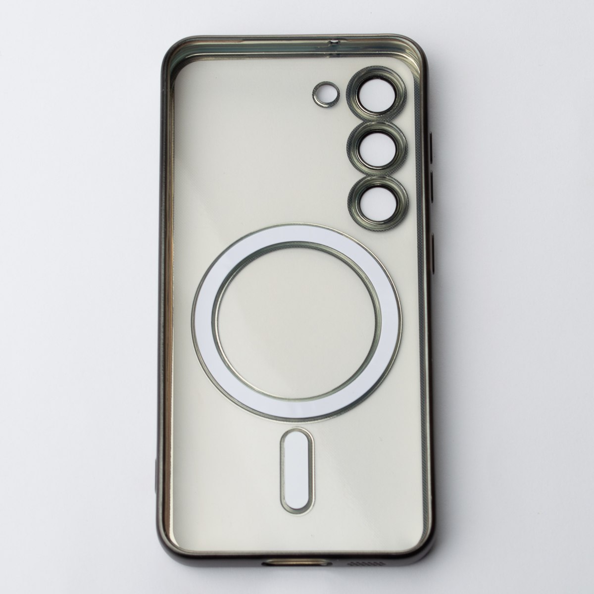 Силиконовый чехол MagSafe SHINING MATTE для Samsung S23 Plus black