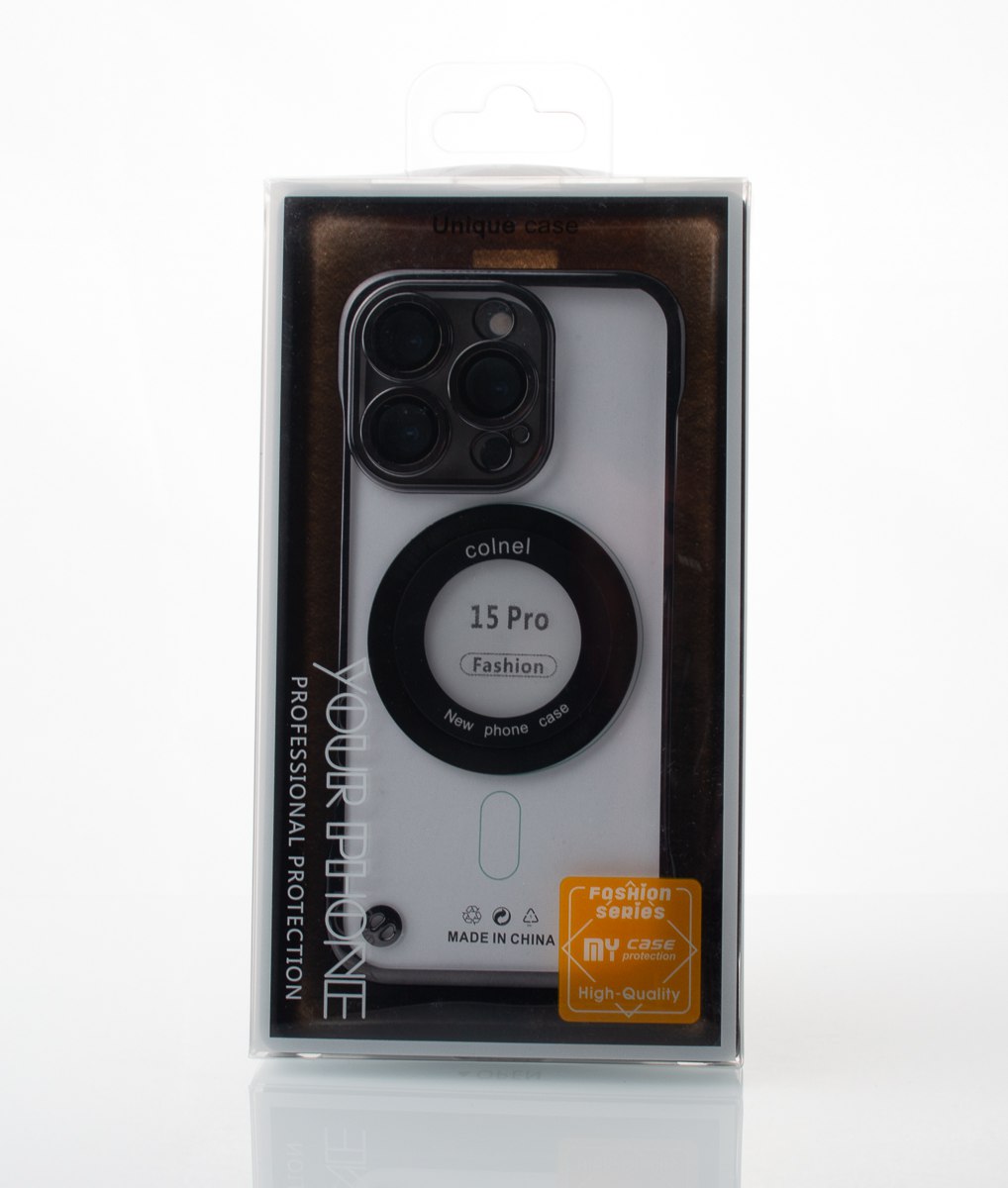 Пластиковый чехол SLIM CASE с поддержкой MagSafe для iPhone 15 Pro синий