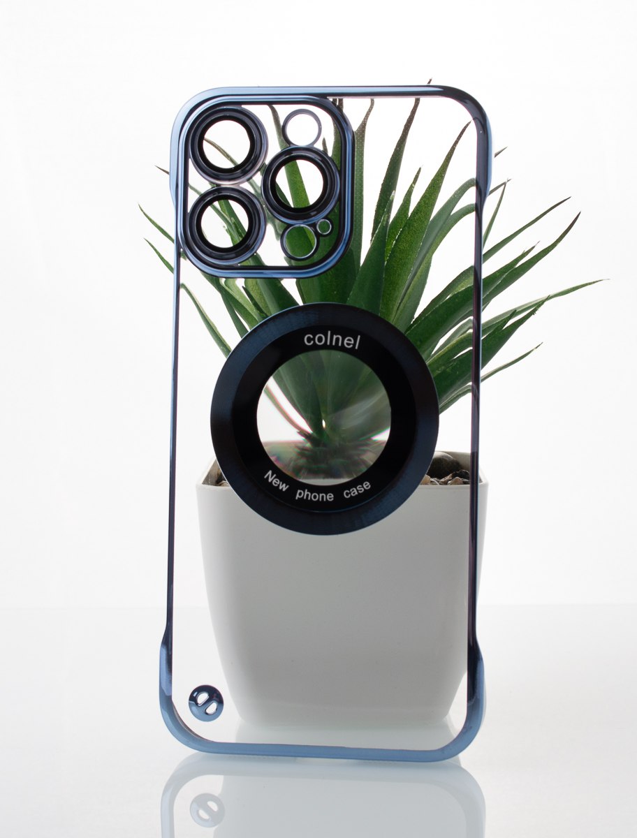 Пластиковый чехол SLIM CASE с поддержкой MagSafe для iPhone 15 Pro синий