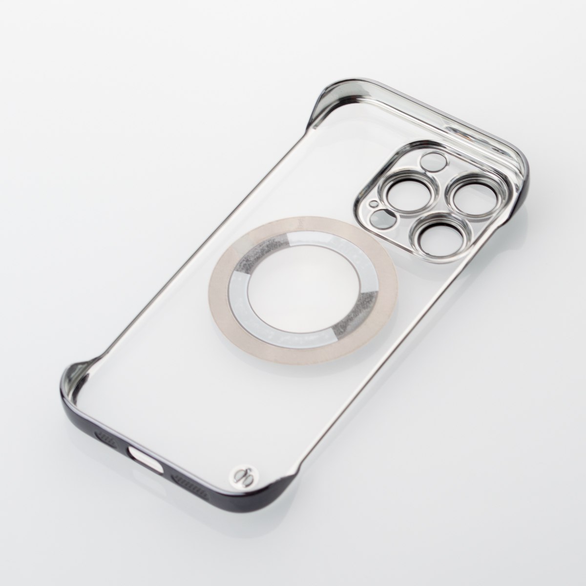 Пластиковый чехол SLIM CASE с поддержкой MagSafe для iPhone 15 Pro черный