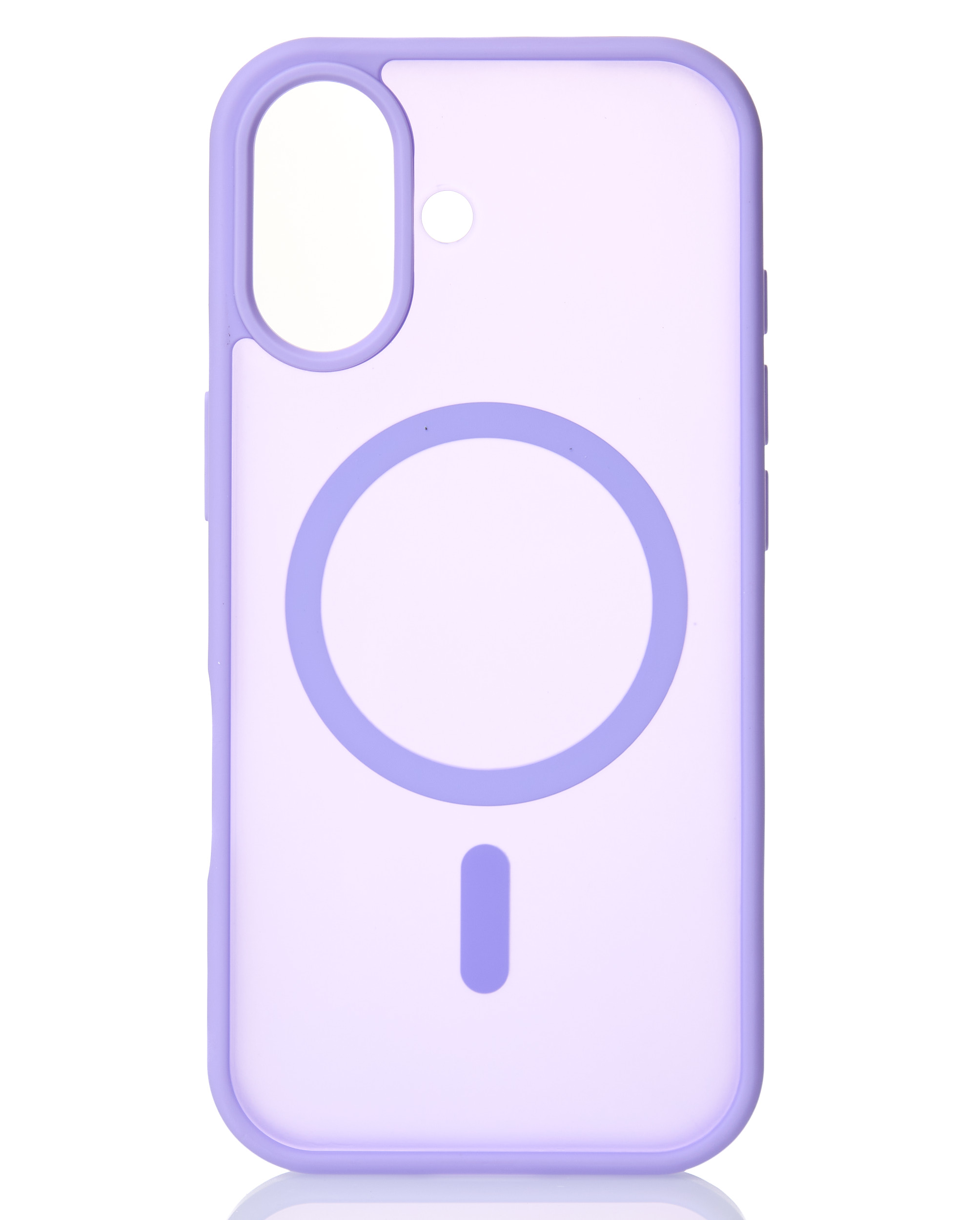 Силиконовый чехол MATTE с поддержкой MagSafe для iPhone 17 lavander