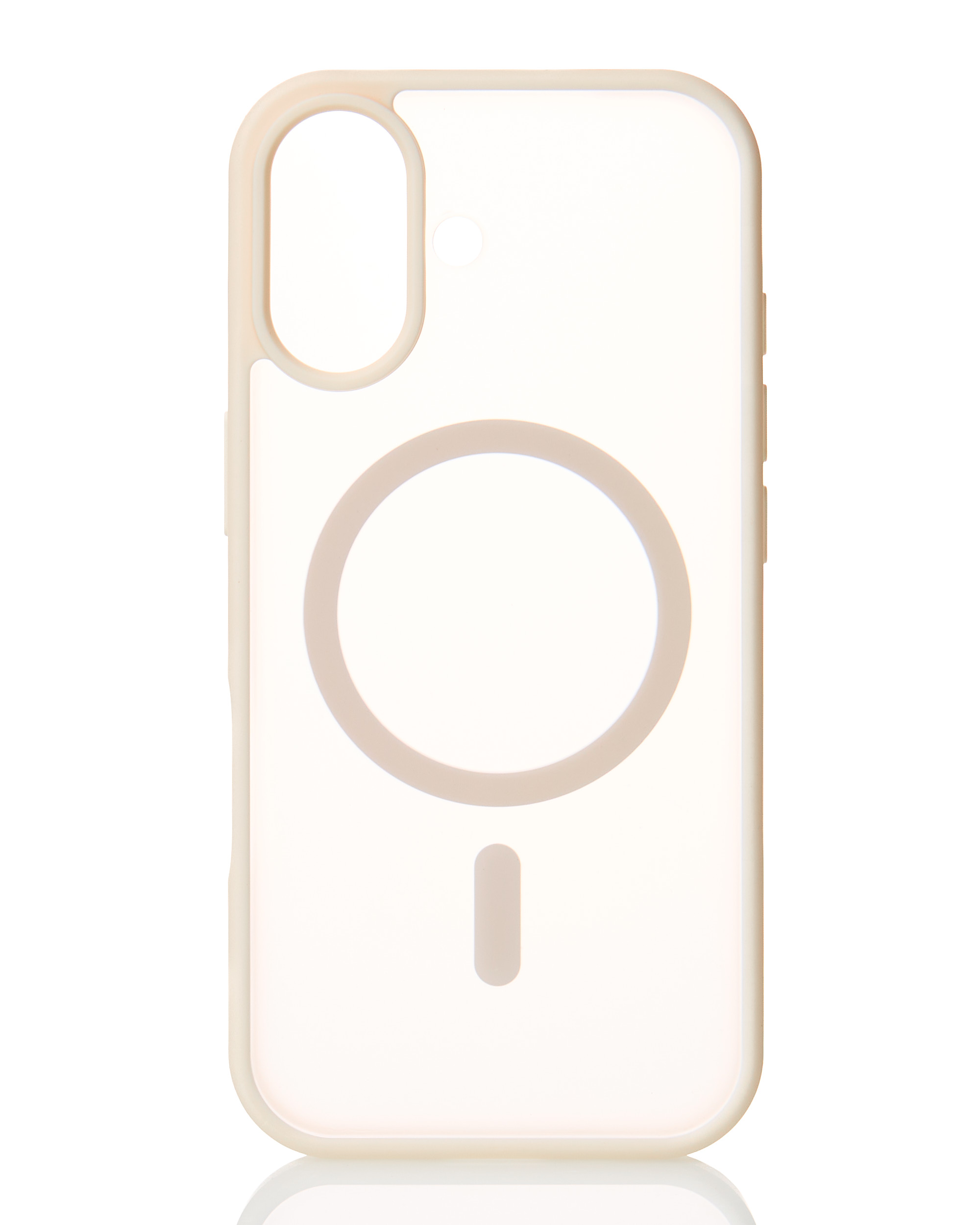 Силиконовый чехол MATTE с поддержкой MagSafe для iPhone 17 antique white