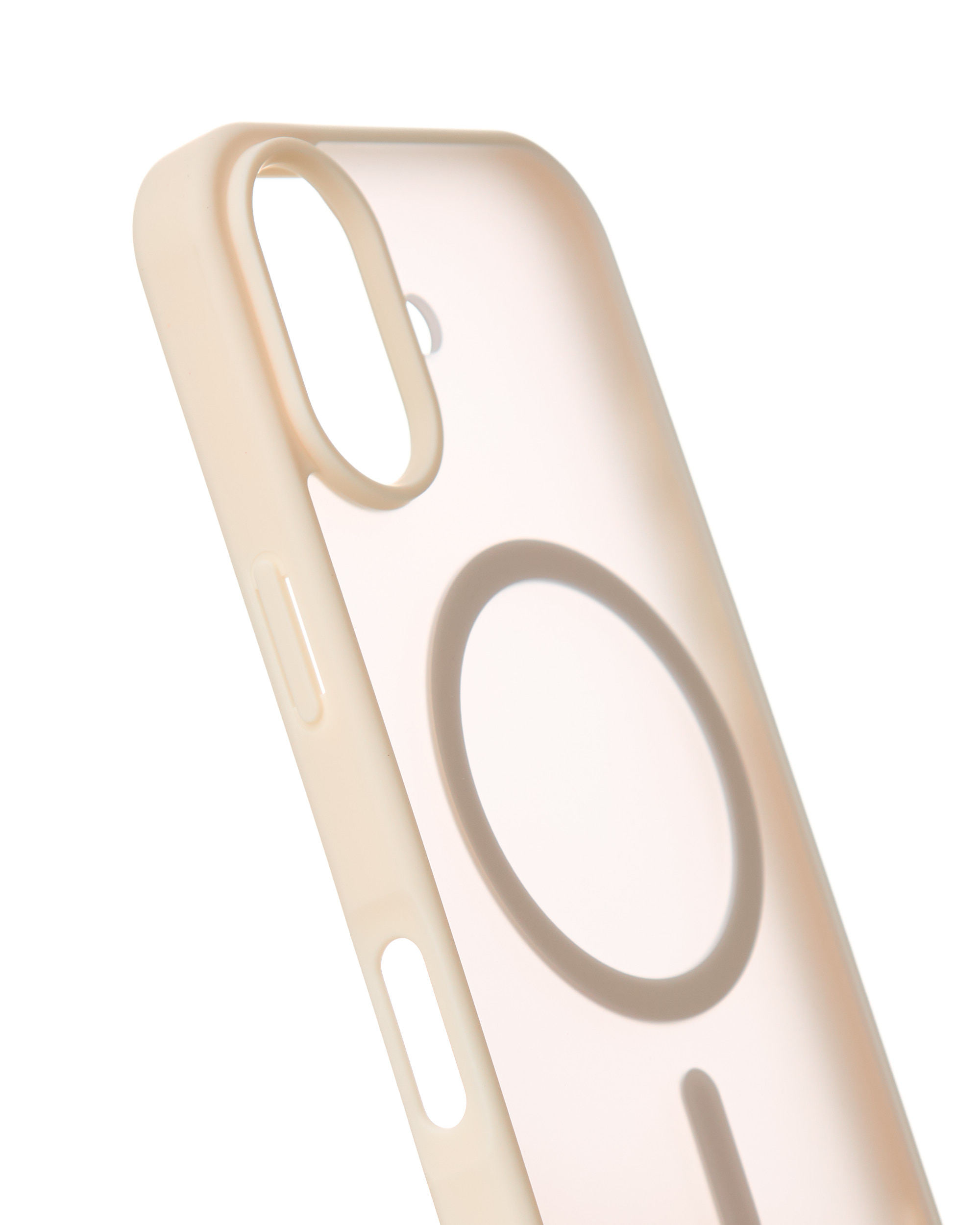 Силиконовый чехол MATTE с поддержкой MagSafe для iPhone 17 antique white