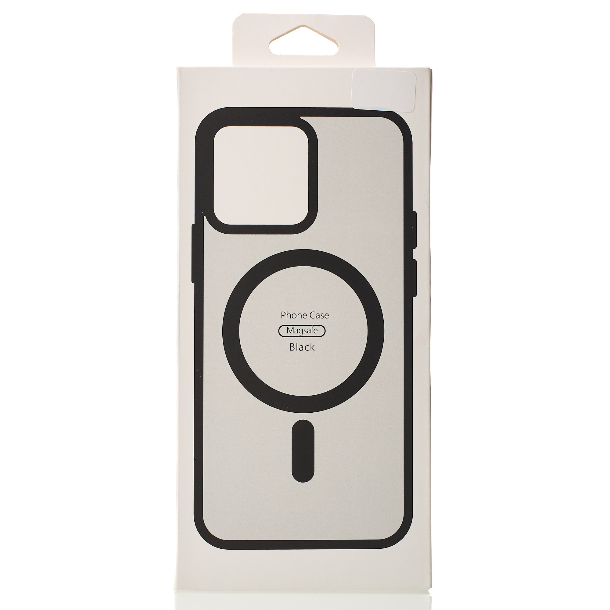 Силиконовый чехол MATTE с поддержкой MagSafe для iPhone 15 Plus classic black