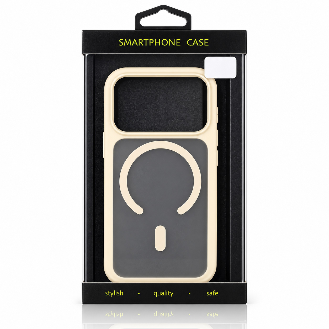 Силиконовый чехол MATTE с поддержкой MagSafe для iPhone 18 Pro Max antique white