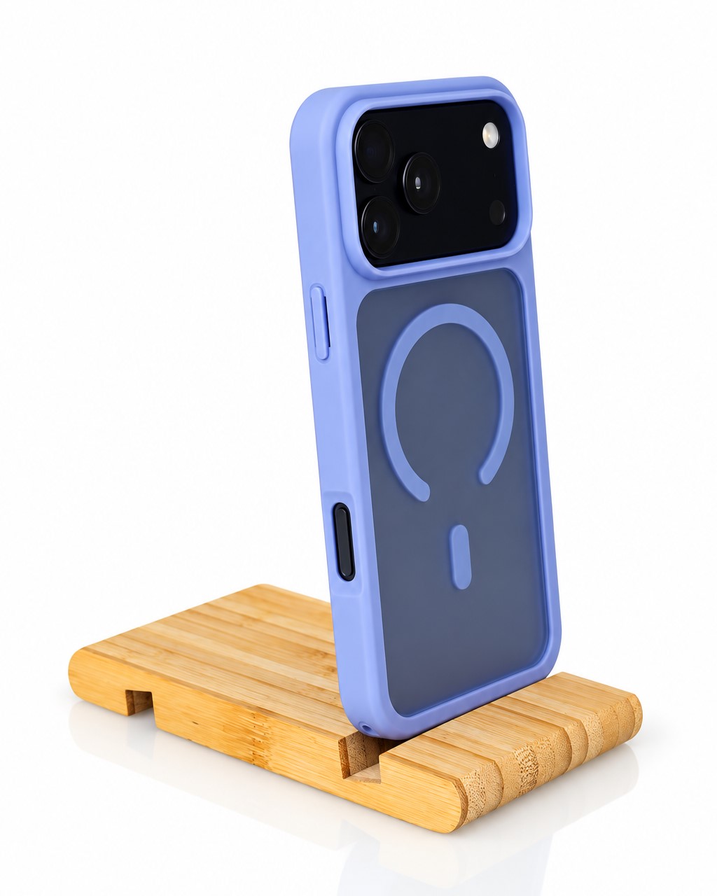 Силиконовый чехол MATTE с поддержкой MagSafe для iPhone 18 Pro Max lavander