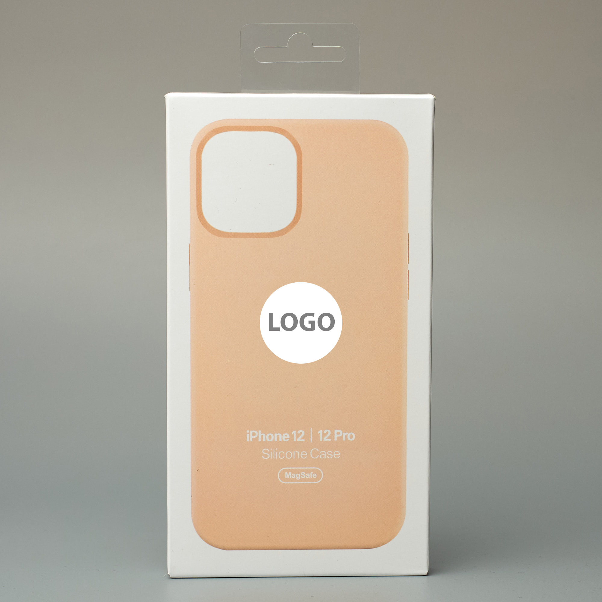 Силиконовый чехол Lux Colors с поддержкой MagSafe для iPhone 12 / iPhone 12 Pro Cantaloupe