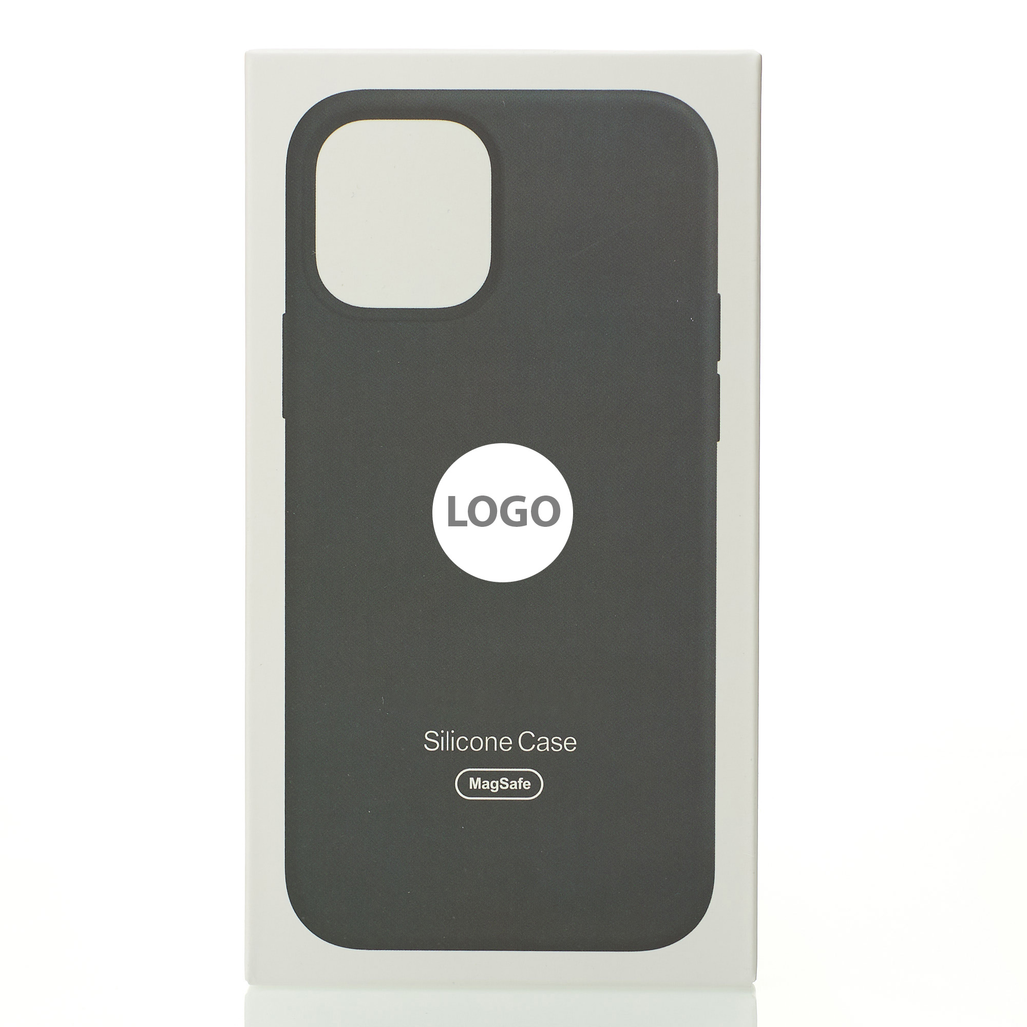 Силиконовый чехол Lux Colors с поддержкой MagSafe для iPhone 12 Pro Max Black