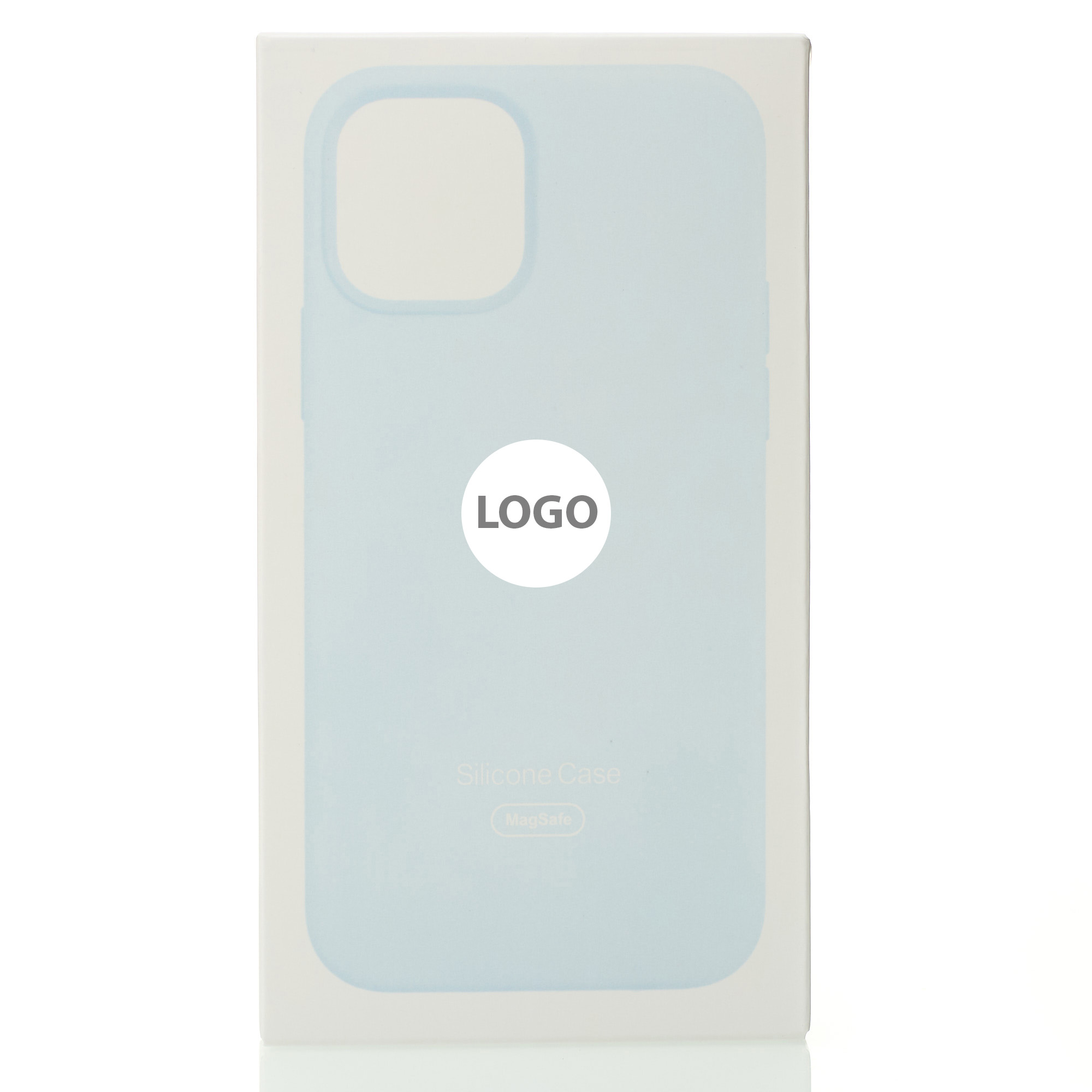 Силиконовый чехол Lux Colors с поддержкой MagSafe для iPhone 12 Pro Max Cloud Blue