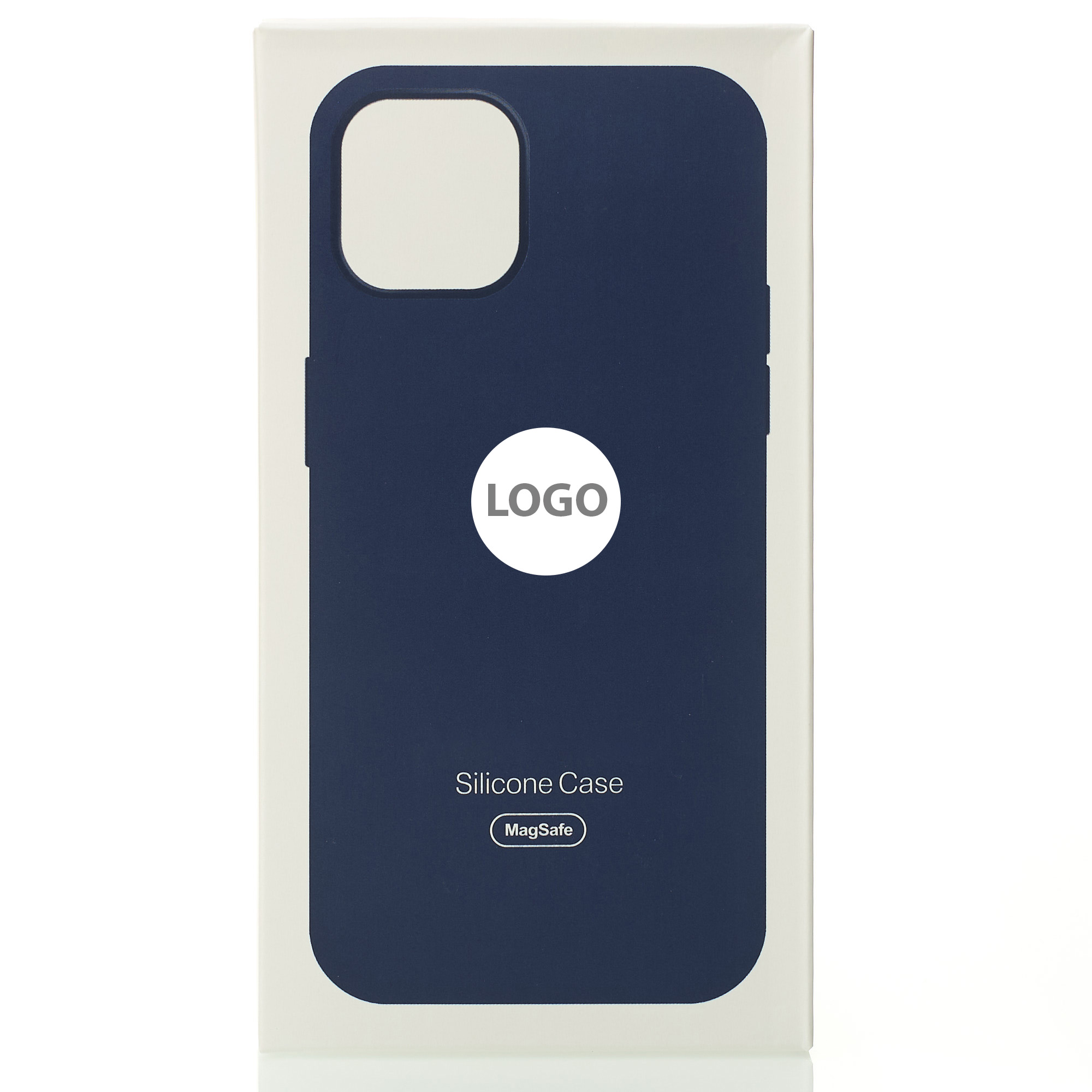 Силиконовый чехол Lux Colors с поддержкой MagSafe для iPhone 12 Pro Max Deep Navy
