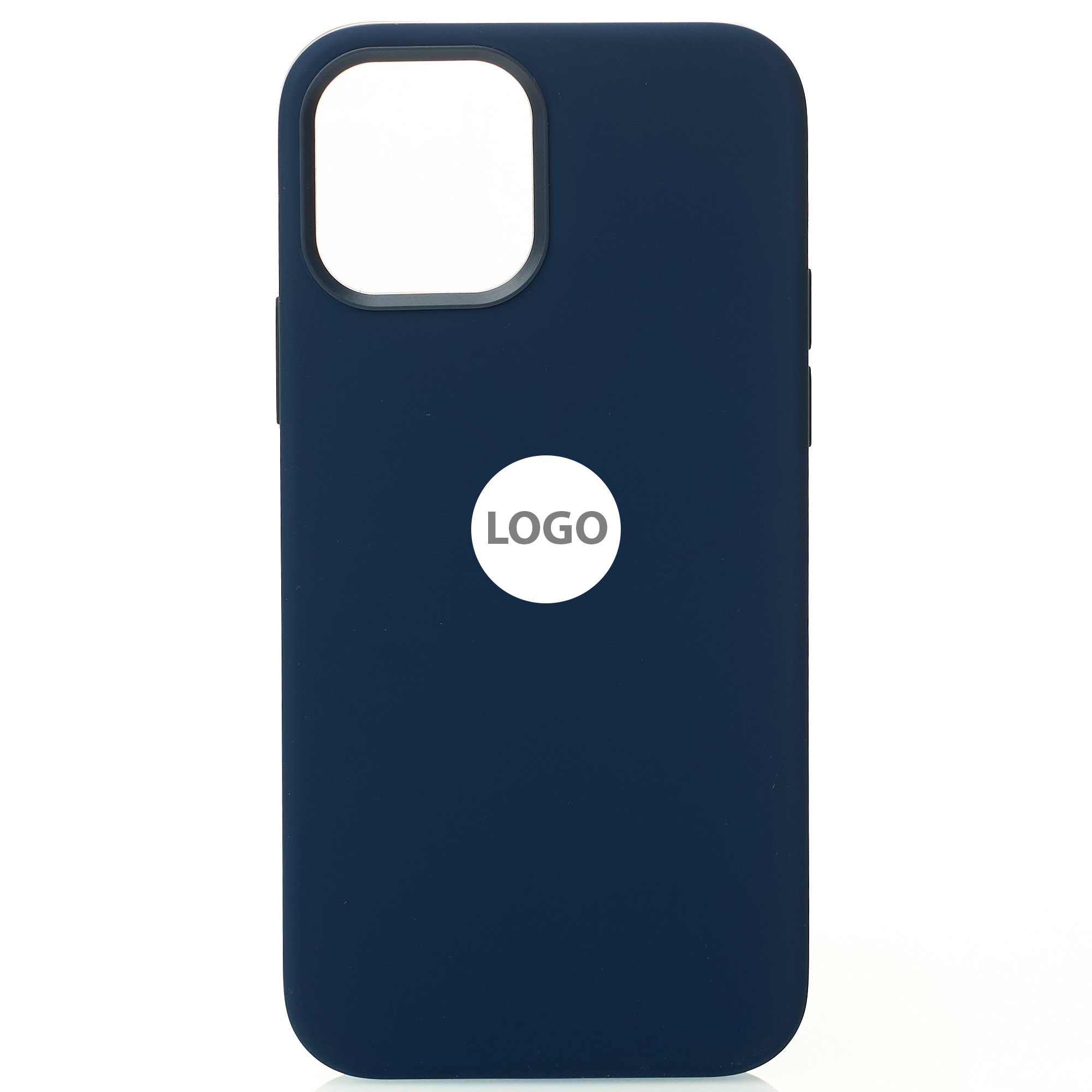 Силиконовый чехол Lux Colors с поддержкой MagSafe для iPhone 12 Pro Max Deep Navy