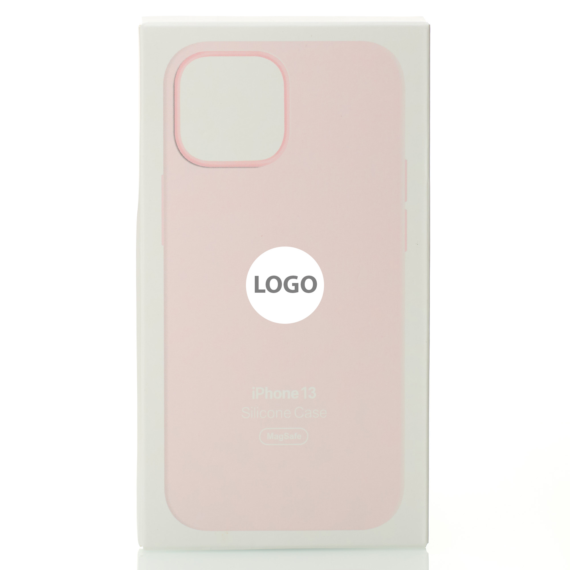 Силиконовый чехол Lux Colors с поддержкой MagSafe для iPhone 13 Chalk Pink