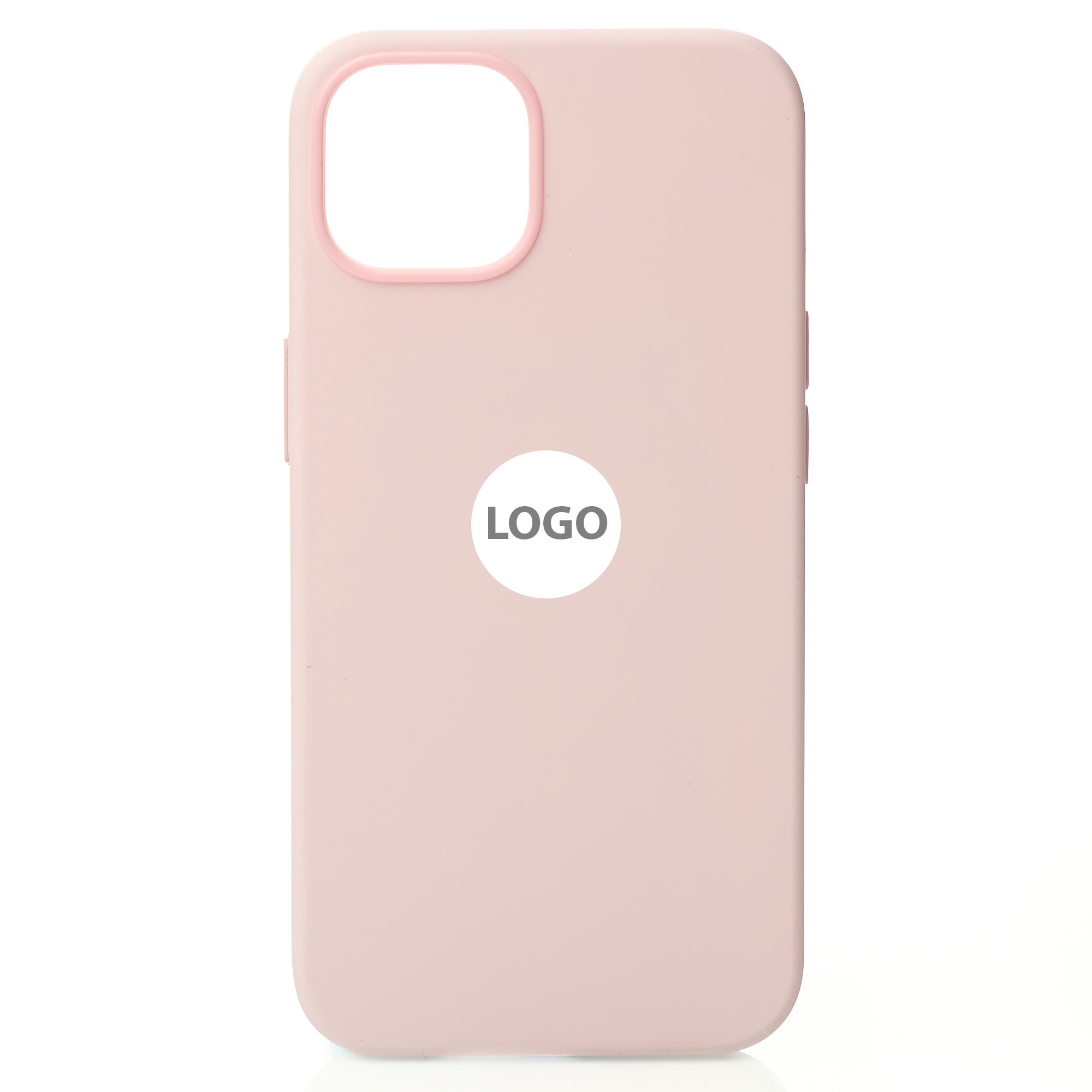 Силиконовый чехол Lux Colors с поддержкой MagSafe для iPhone 13 Chalk Pink