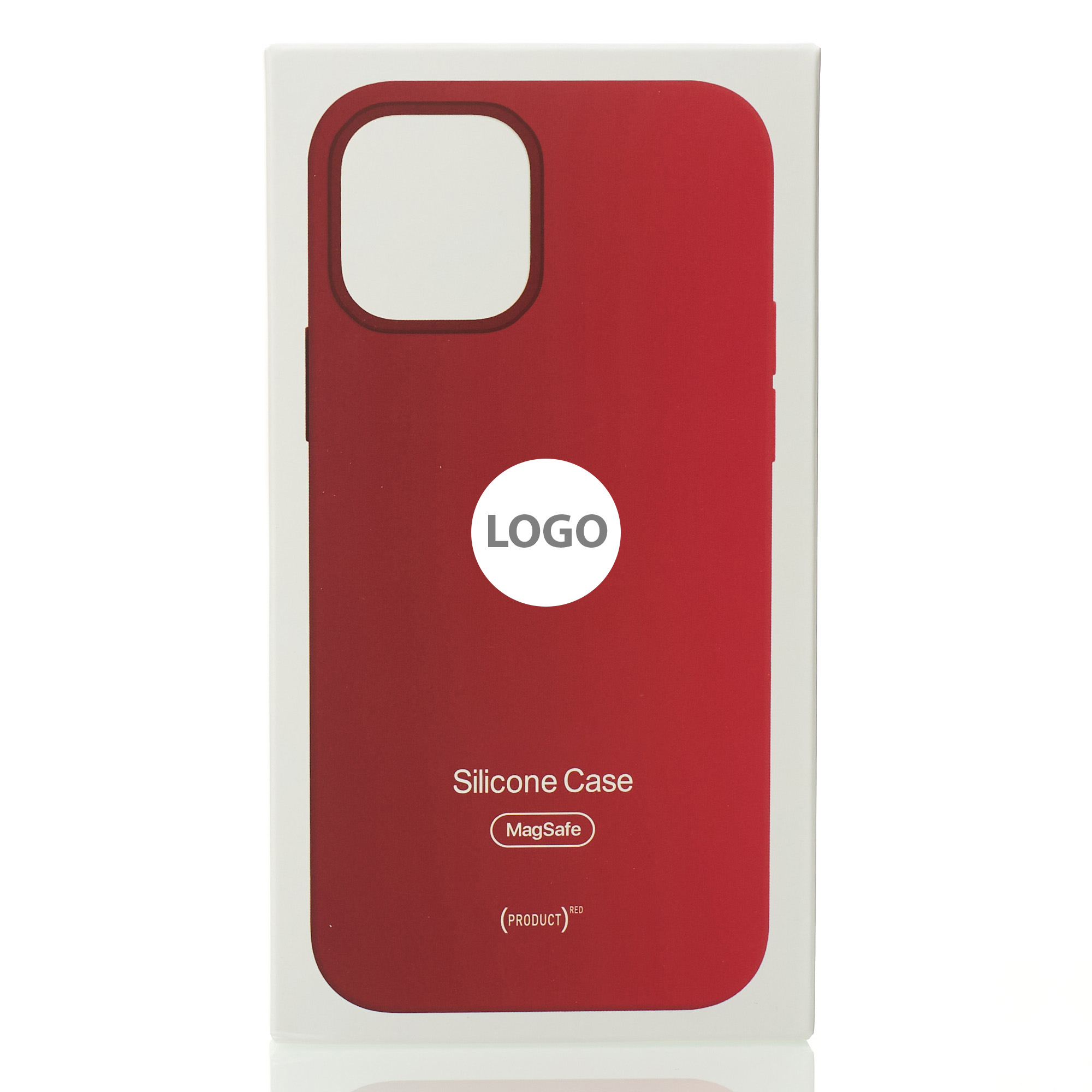Силиконовый чехол Lux Colors с поддержкой MagSafe для iPhone 13 Red