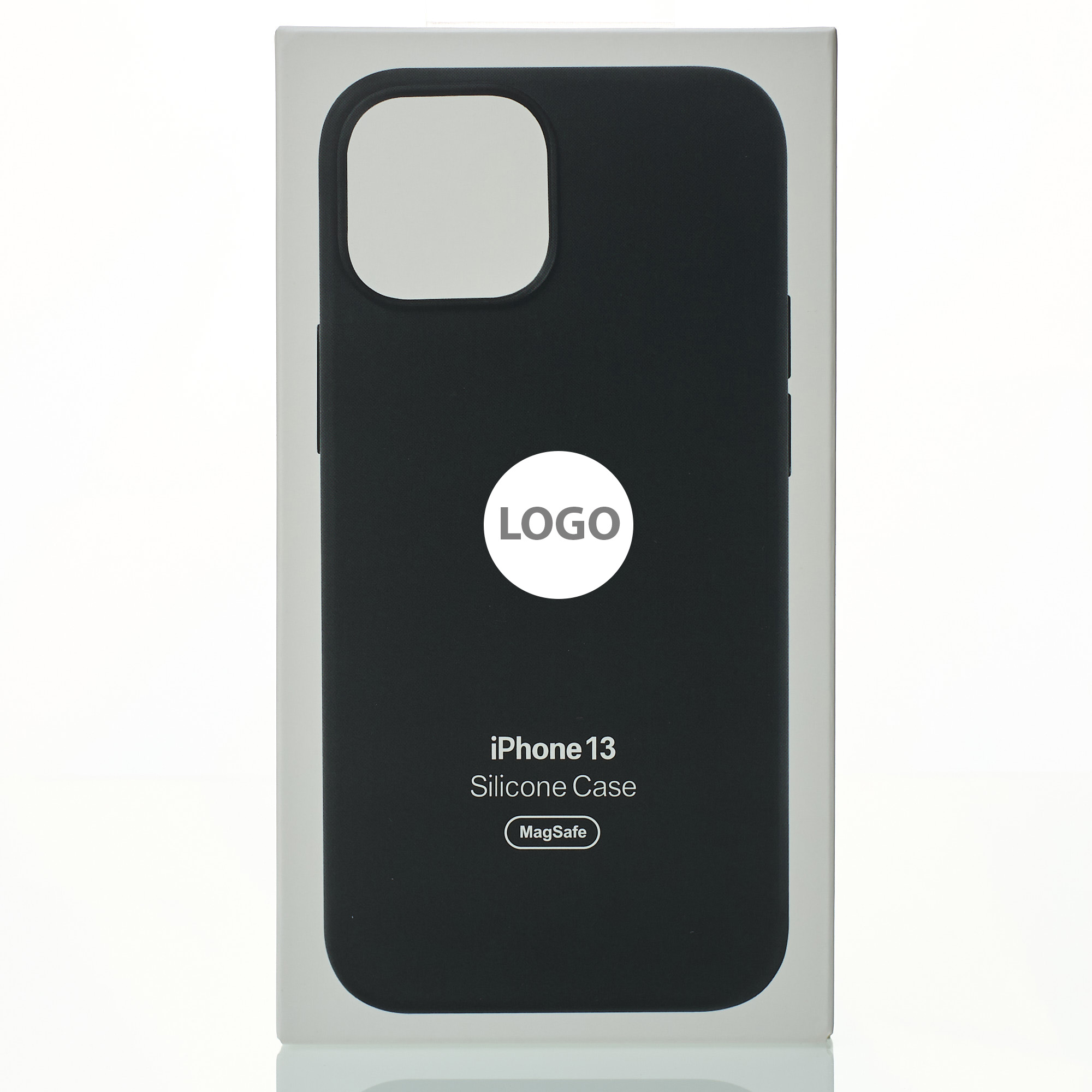 Силиконовый чехол Lux Colors с поддержкой MagSafe для iPhone 13 Midnight