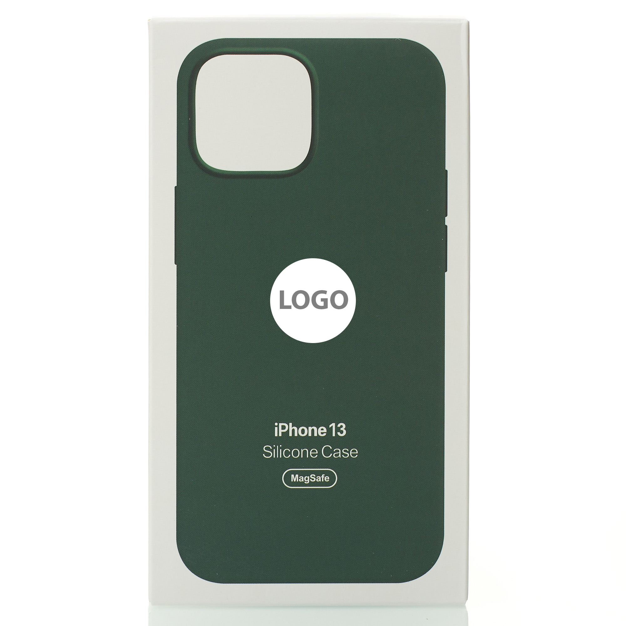Силиконовый чехол Lux Colors с поддержкой MagSafe для iPhone 13 Clover