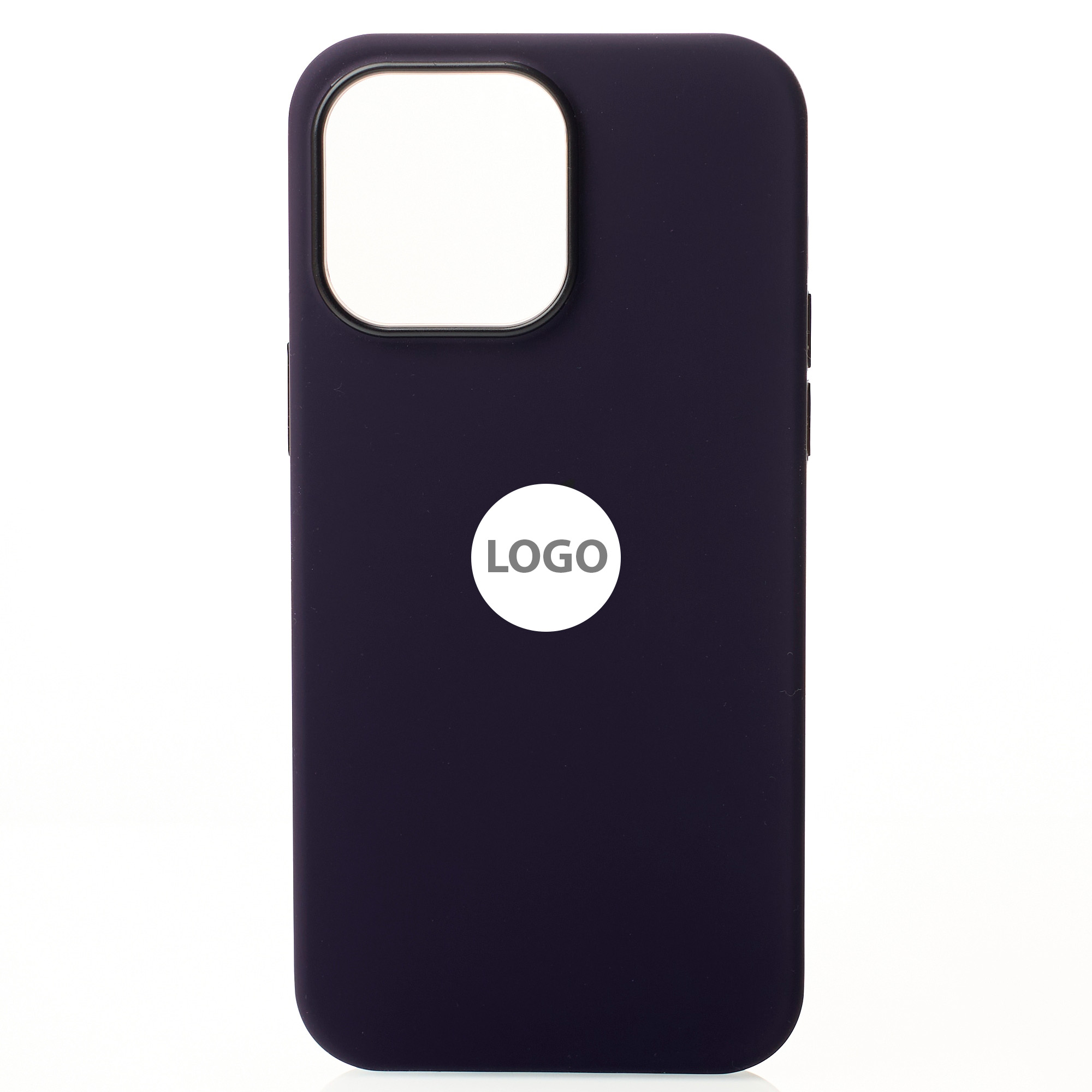 Силиконовый чехол Lux Colors с поддержкой MagSafe для iPhone 14 Elderberry