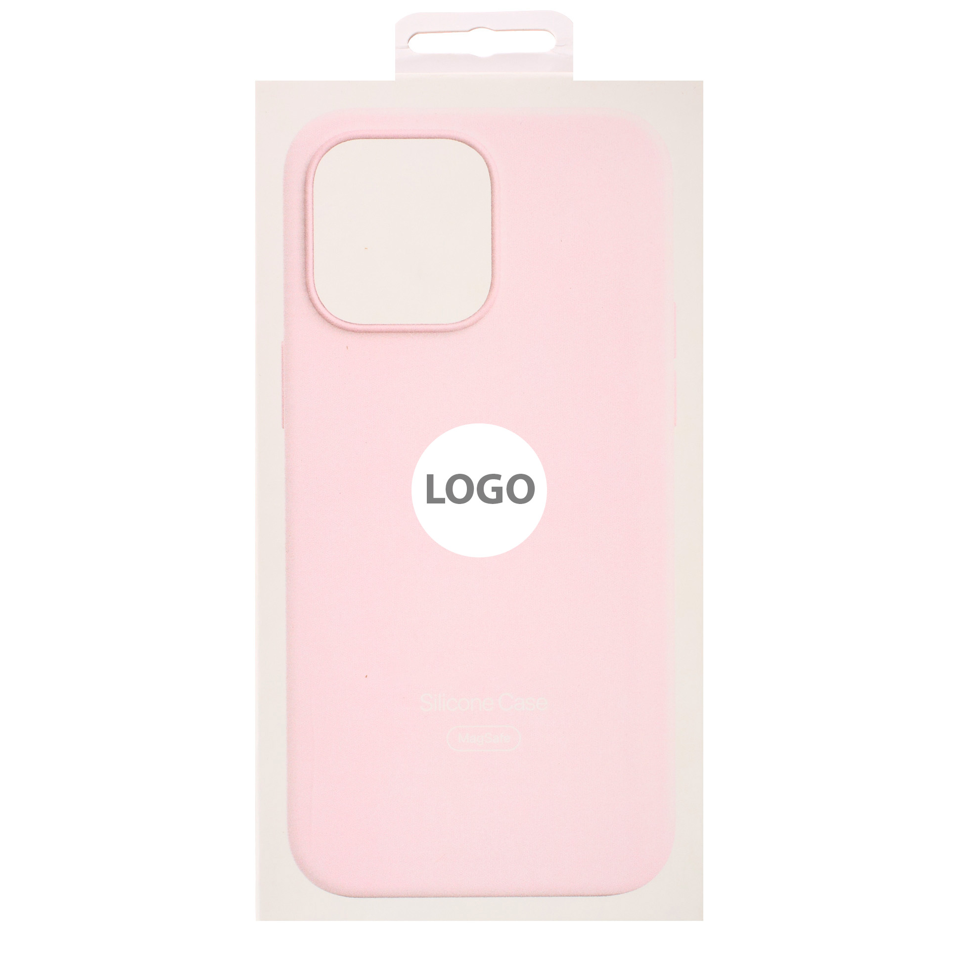 Силиконовый чехол Lux Colors с поддержкой MagSafe для iPhone 14 Pro Chalk Pink