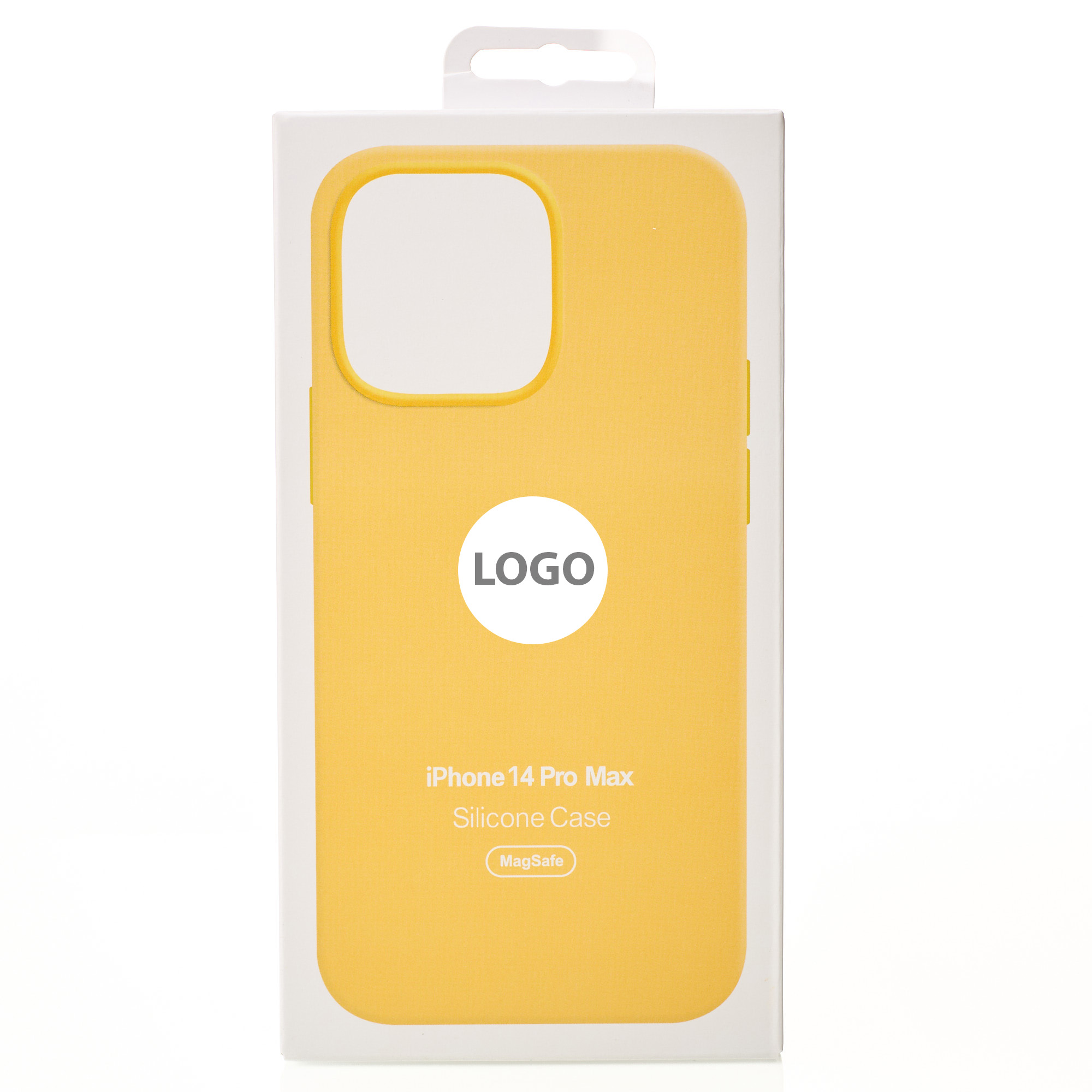 Силиконовый чехол Lux Colors с поддержкой MagSafe для iPhone 14 Pro Max Sunglow