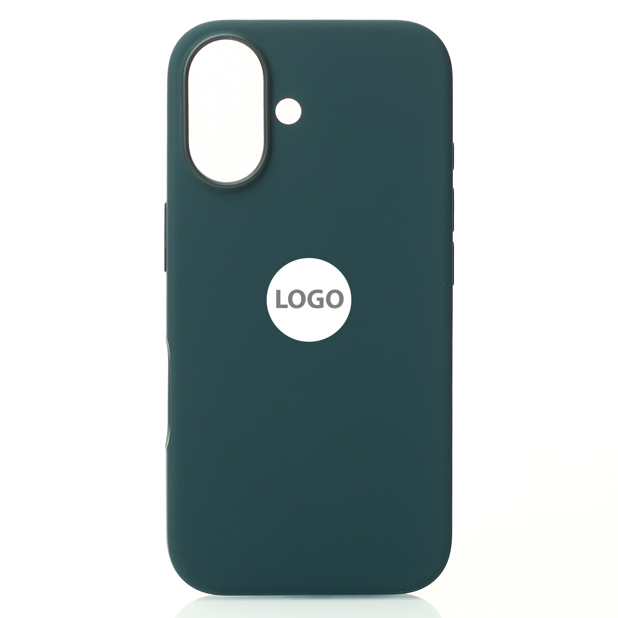 Силиконовый чехол Lux Colors с поддержкой MagSafe для iPhone 16 Lake Green