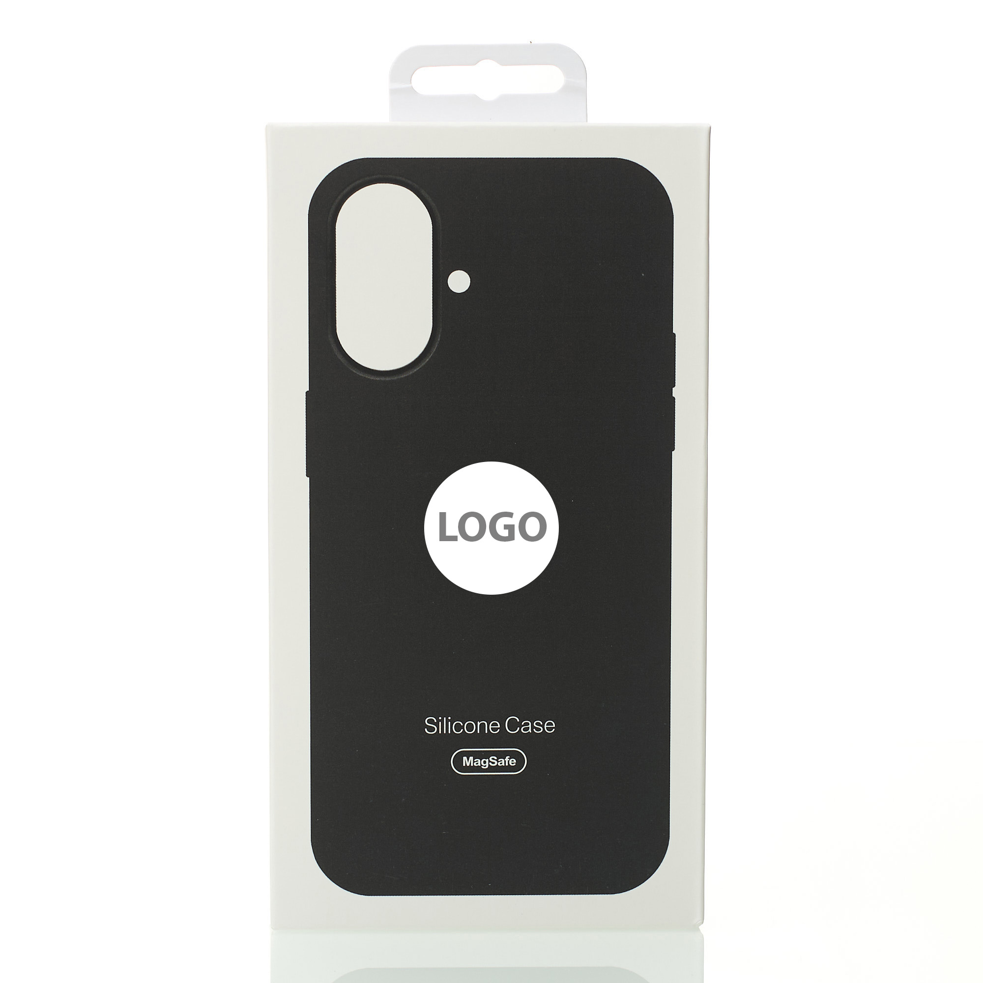 Силиконовый чехол Lux Colors с поддержкой MagSafe для iPhone 16 Plus Black