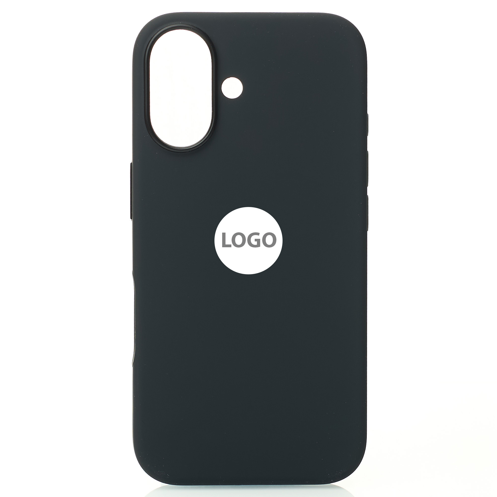 Силиконовый чехол Lux Colors с поддержкой MagSafe для iPhone 16 Plus Black