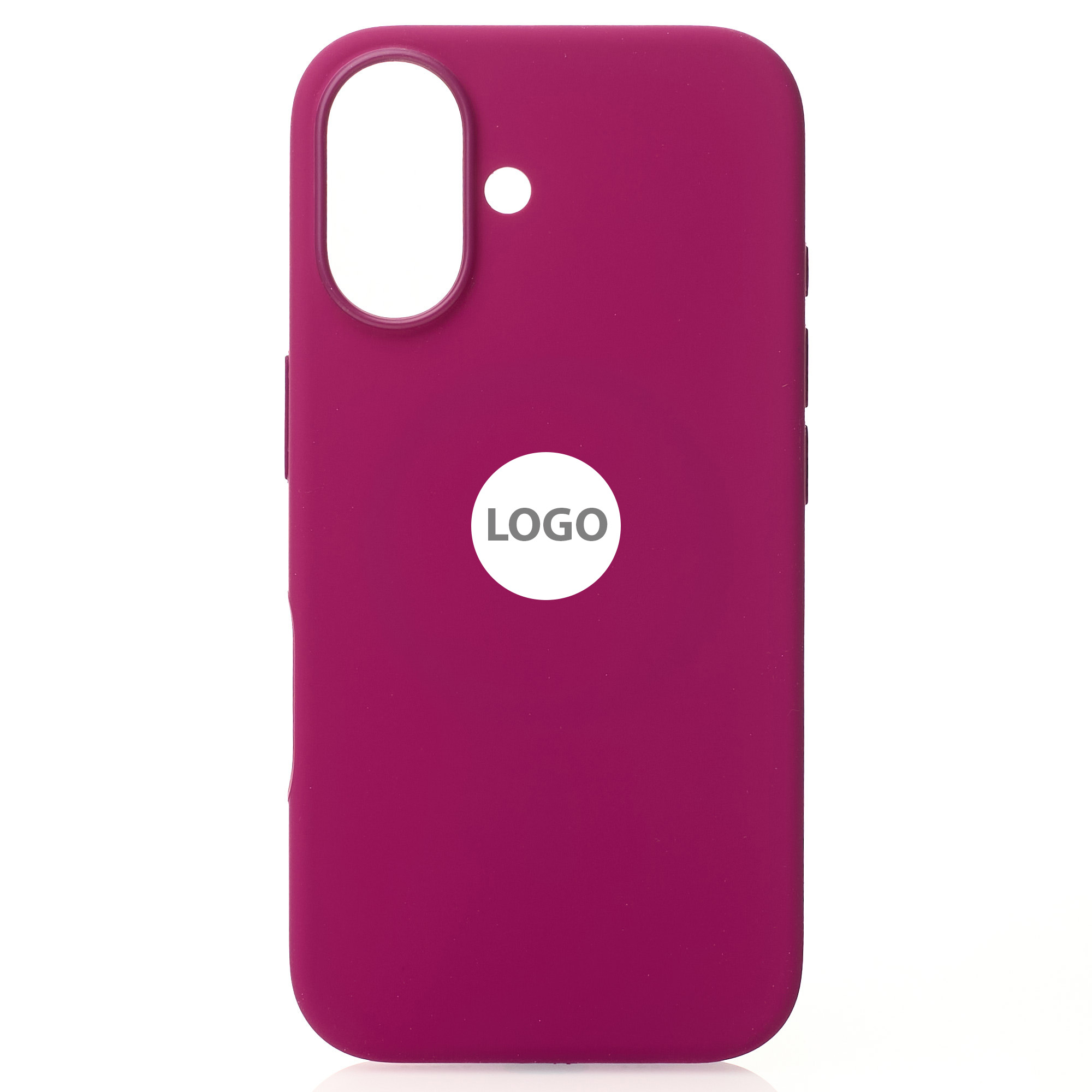 Силиконовый чехол Lux Colors с поддержкой MagSafe для iPhone 16 Plus Fuchsia
