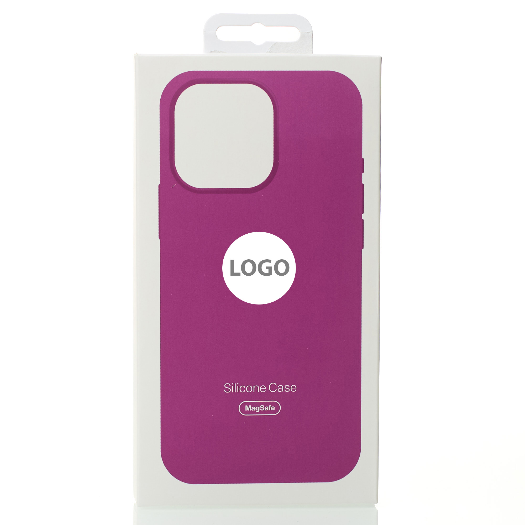 Силиконовый чехол Lux Colors с поддержкой MagSafe для iPhone 16 Pro Max Fuchsia