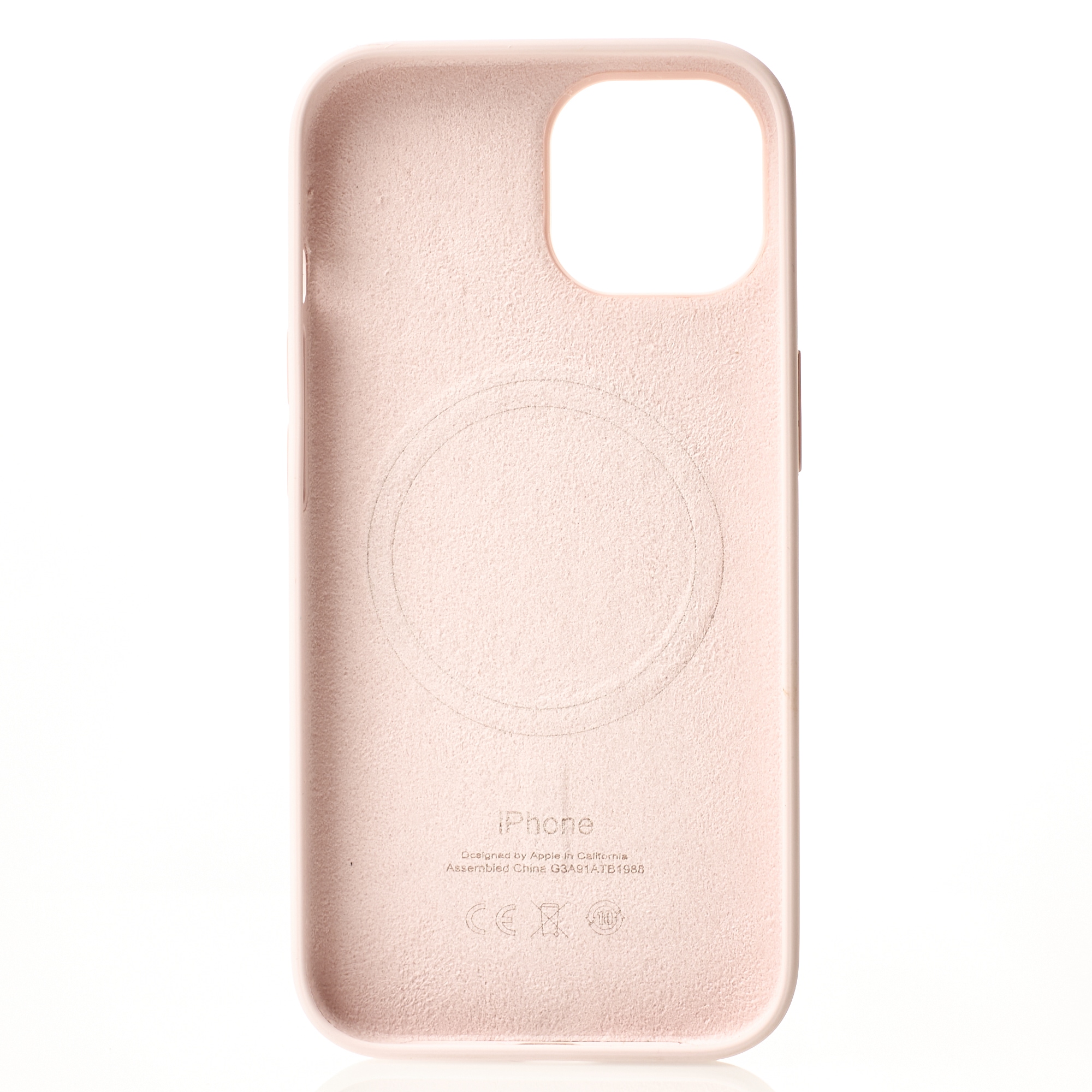 Силиконовый чехол Lux Colors с поддержкой MagSafe для iPhone 15 Pro Light Pink